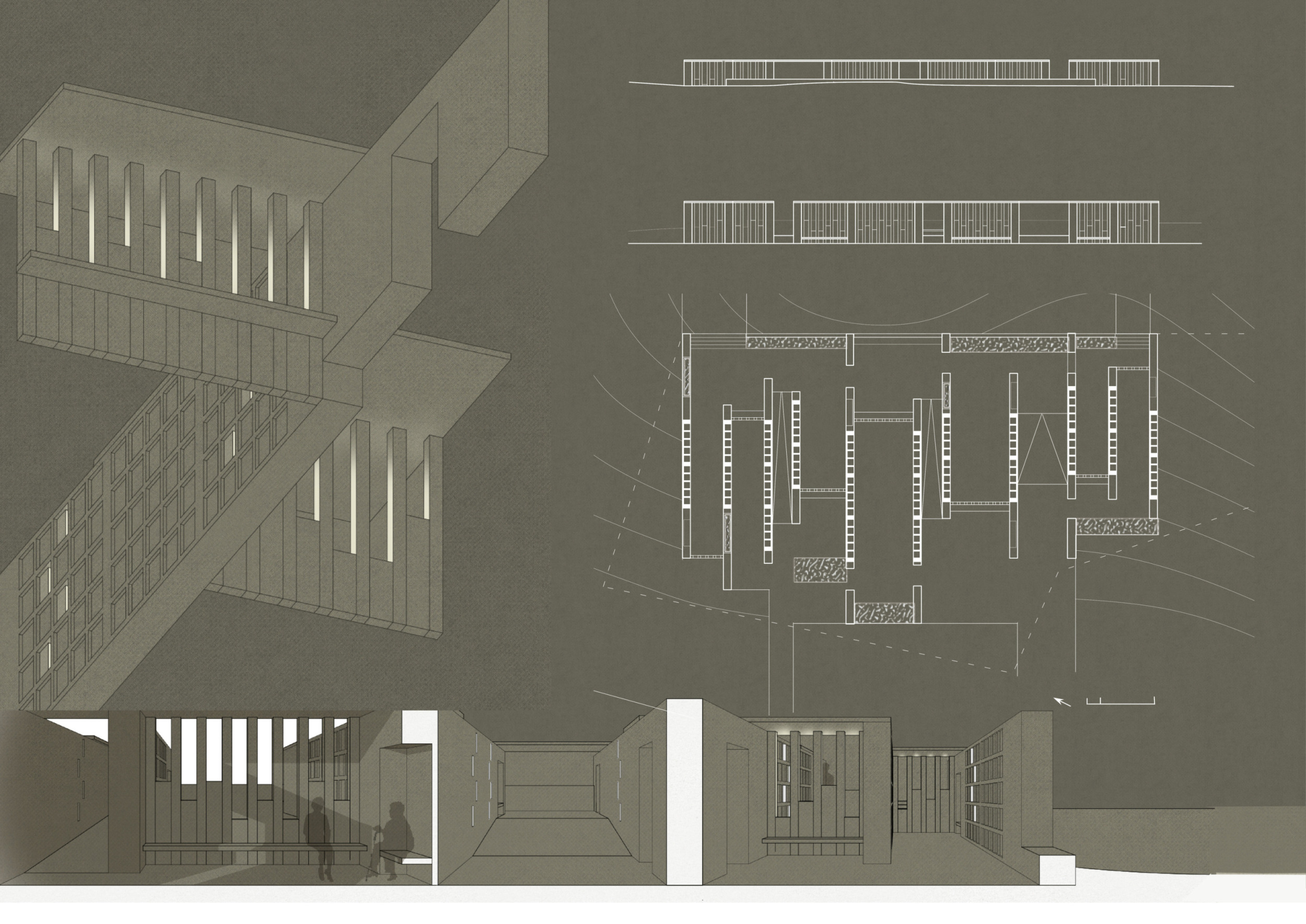 Architecture project // Breathable Space with Air Tunnels and ...