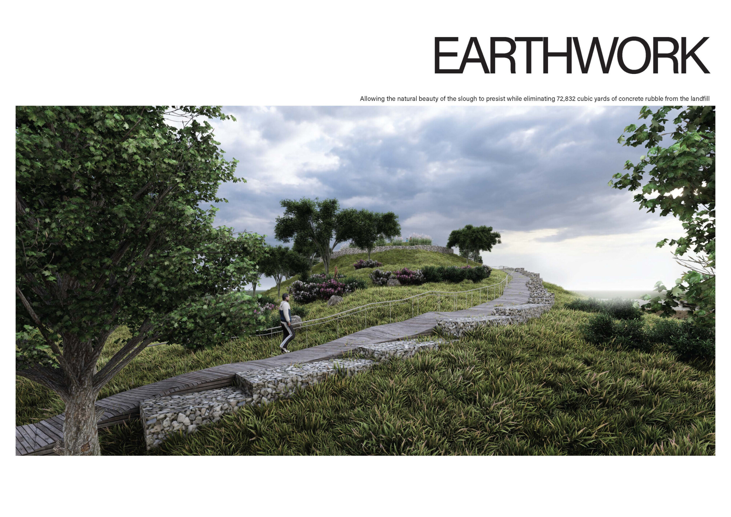 Architecture project // Repurposed Concrete and Native Flora ...