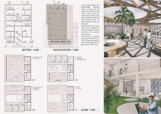 Architecture project // Lattice Facade and Cantilever Roof Crafted from ...