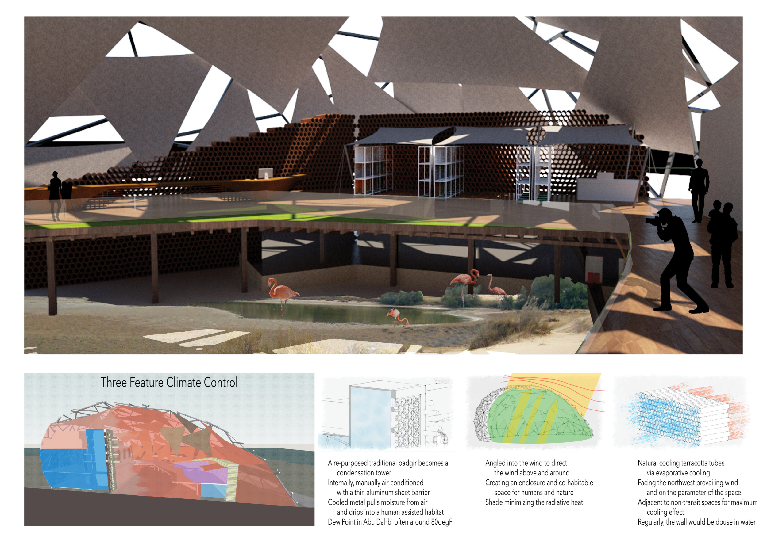 Architecture Project Pan Optic Habitat Using Aluminum And Mud For Photo Inspiration