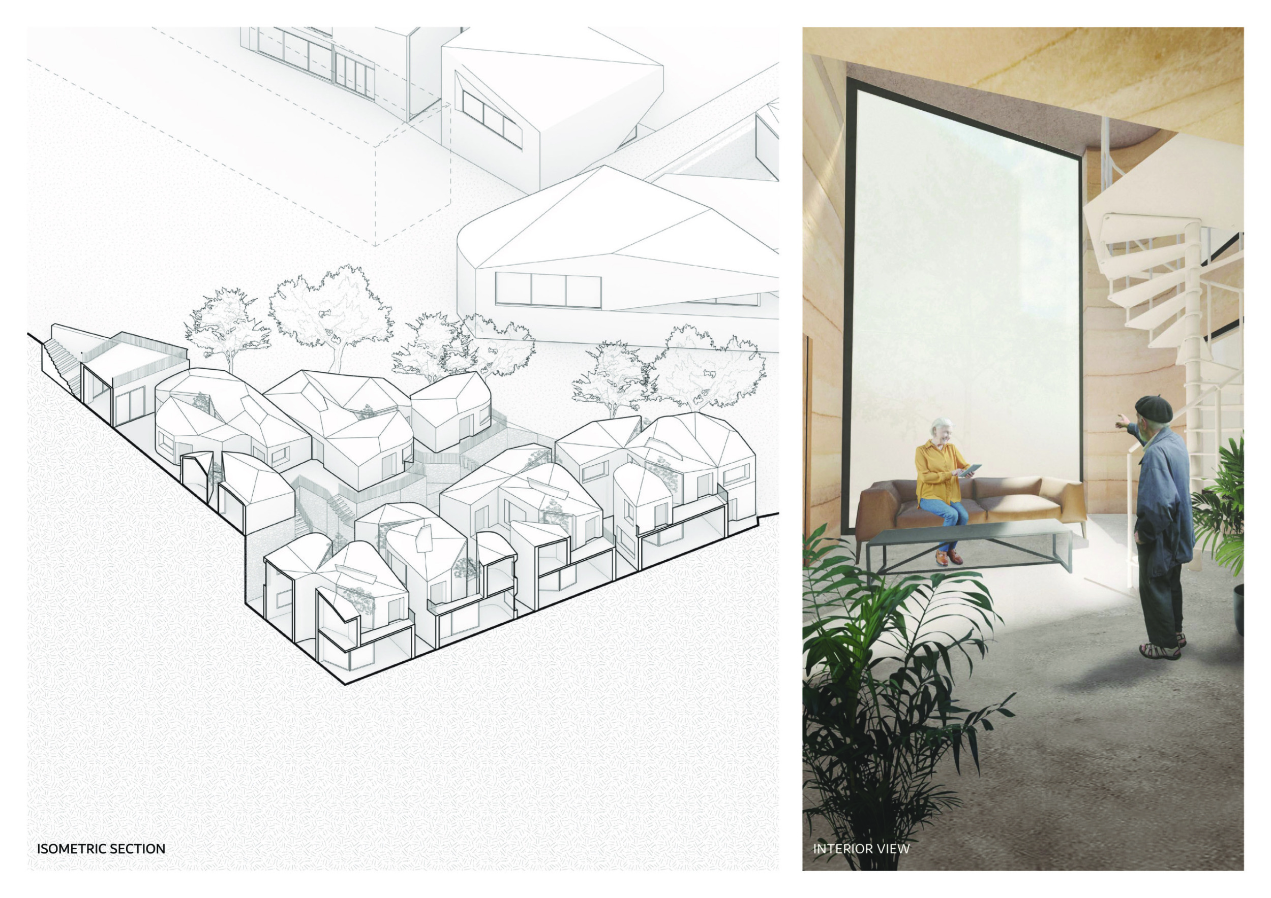 Architecture project // Frosted Windows Framing Intimacy in Clustered ...