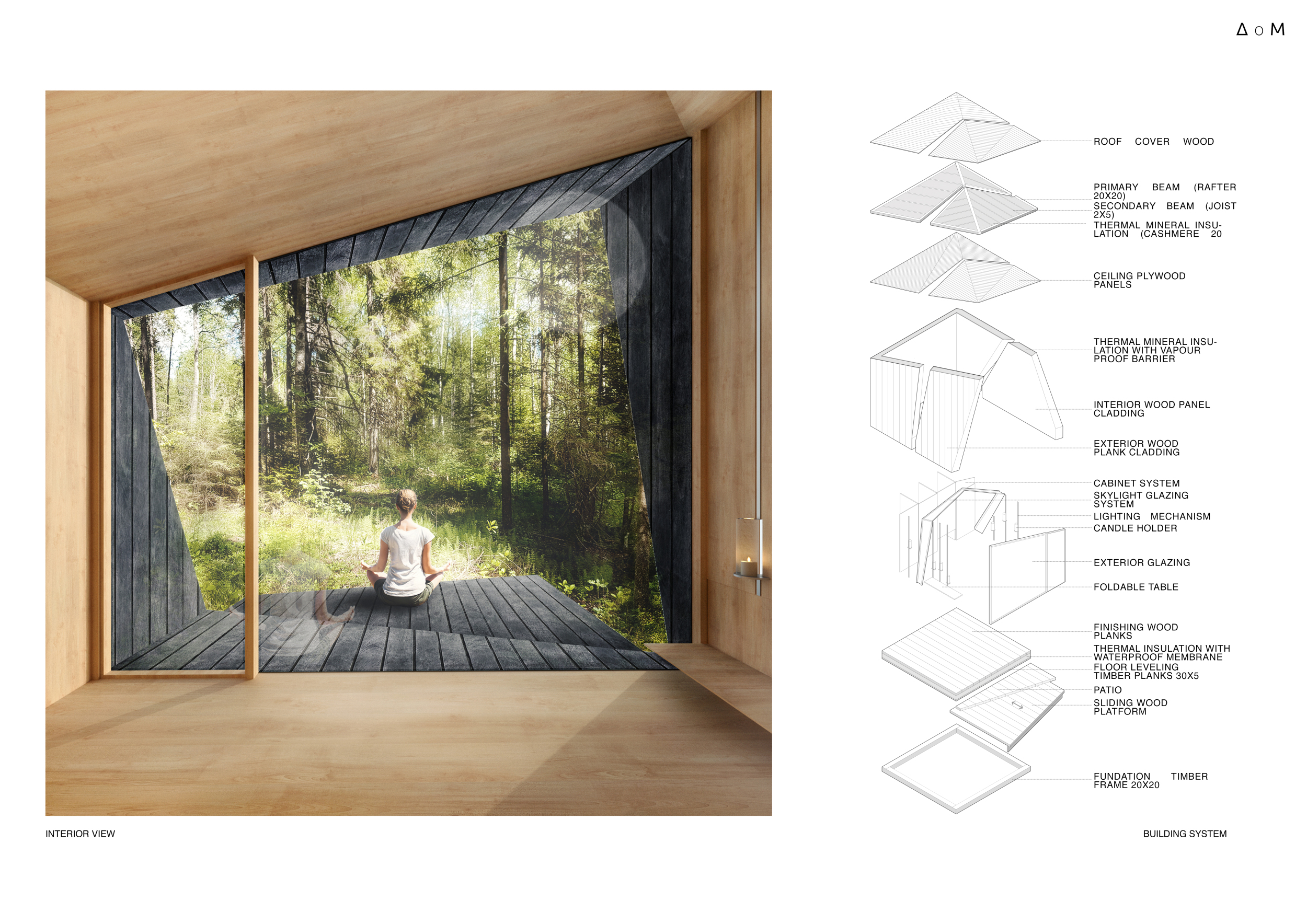 Architecture project // Candlelit Retreat with Recycled Timber and ...