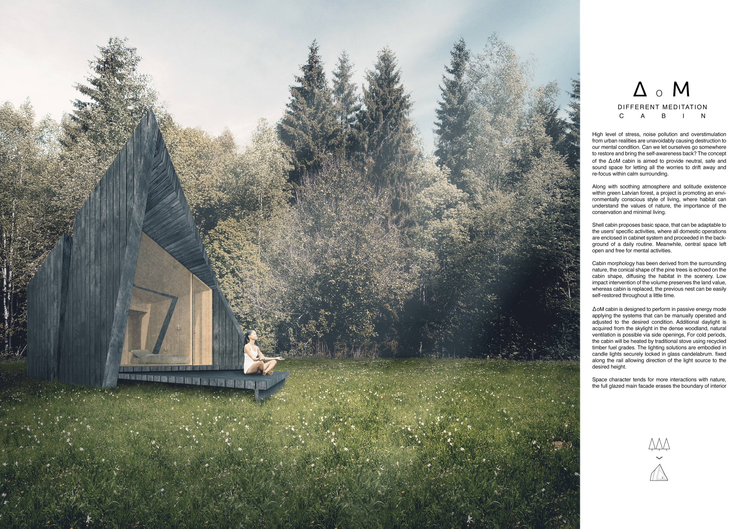 Architecture project // Candlelit Retreat with Recycled Timber and ...