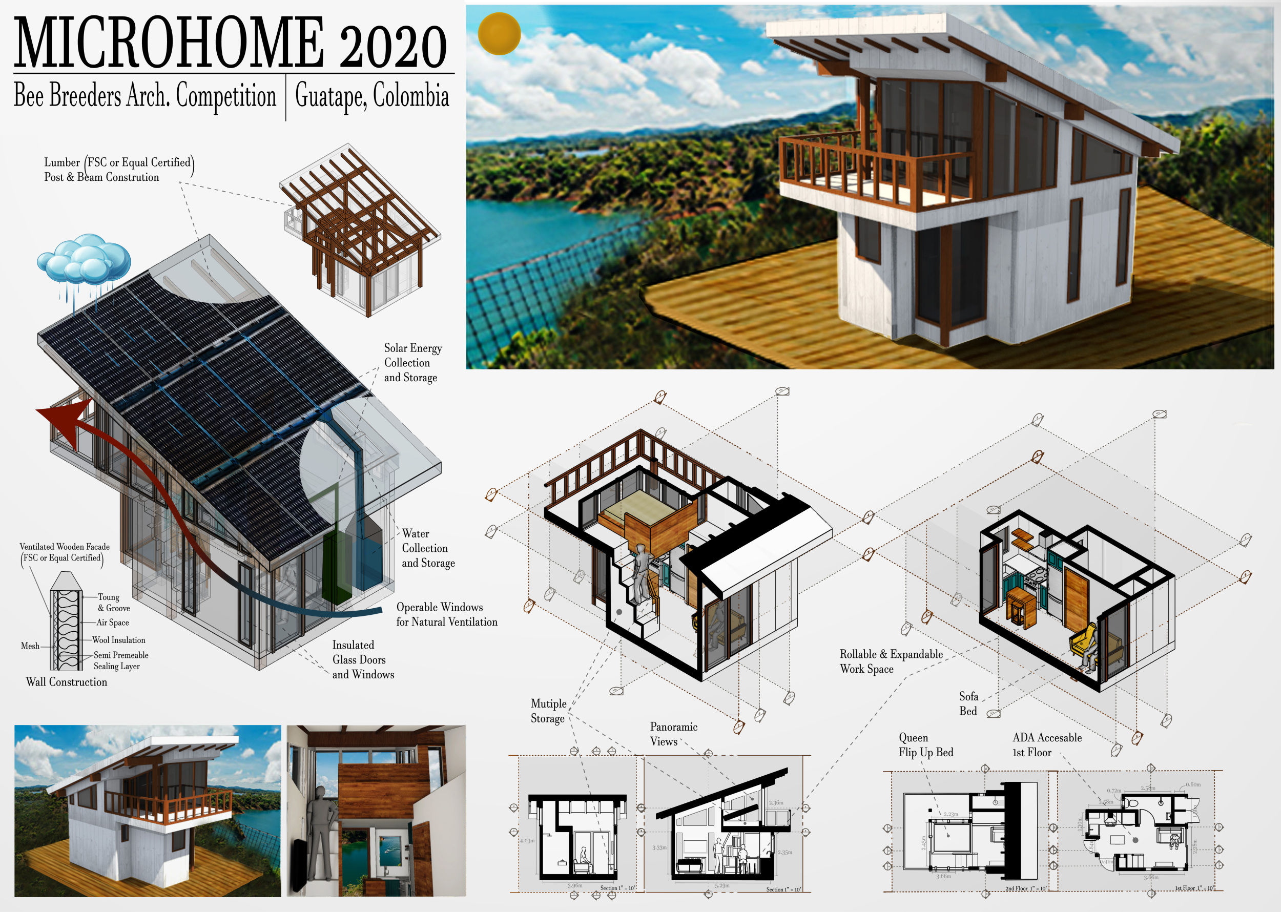 Architecture project // Fsc Lumber Framework with Expansive Views and ...