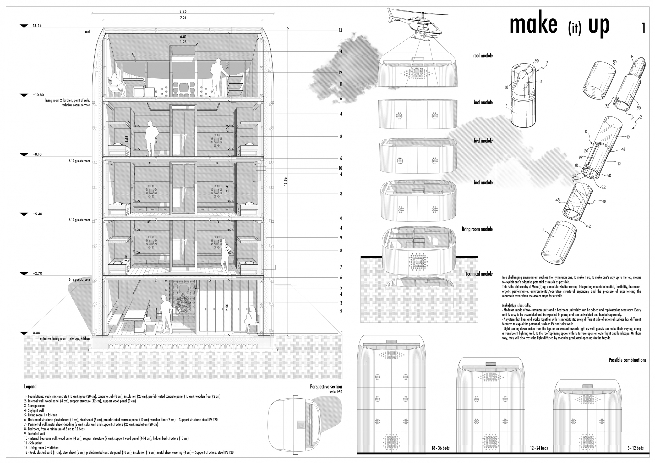 Architecture project // Modular Community Living Crafted from ...