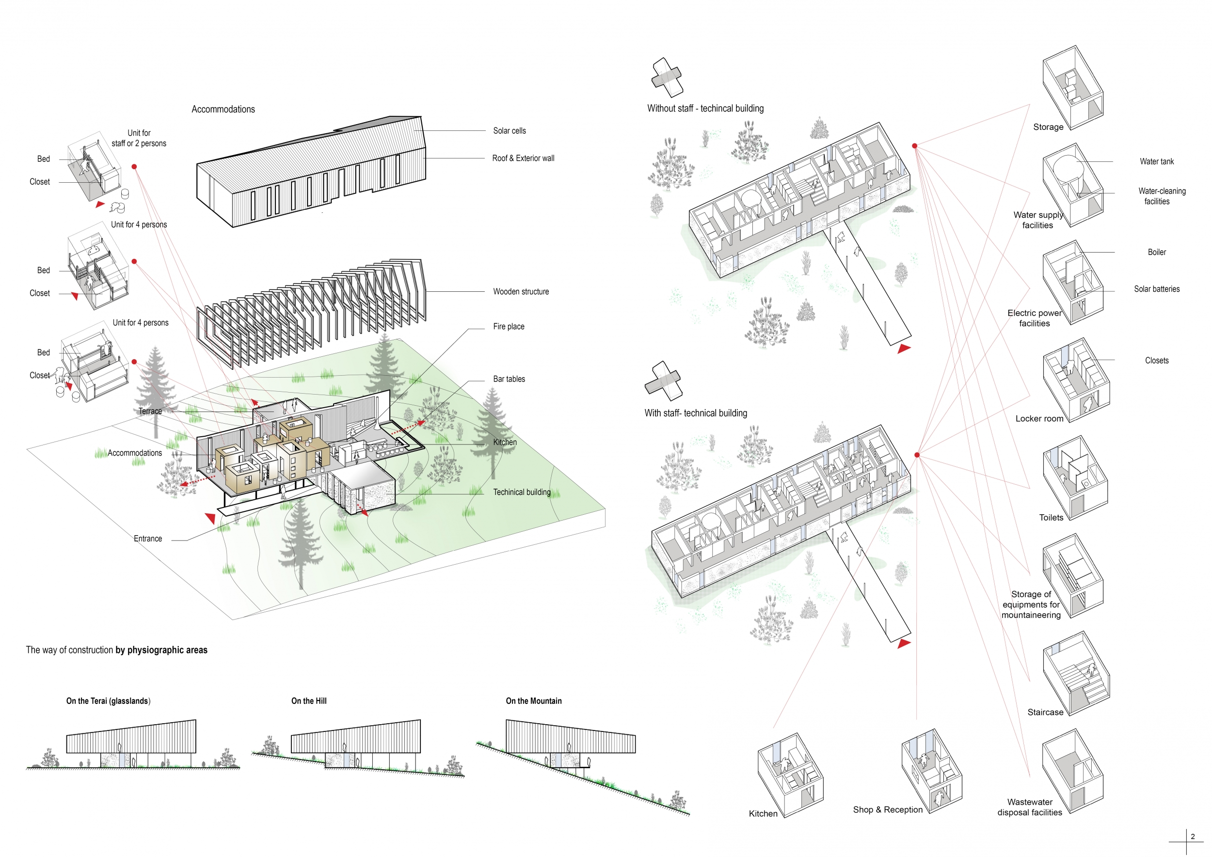 Architecture project // Rotating Volume Structure Crafted from Precast ...