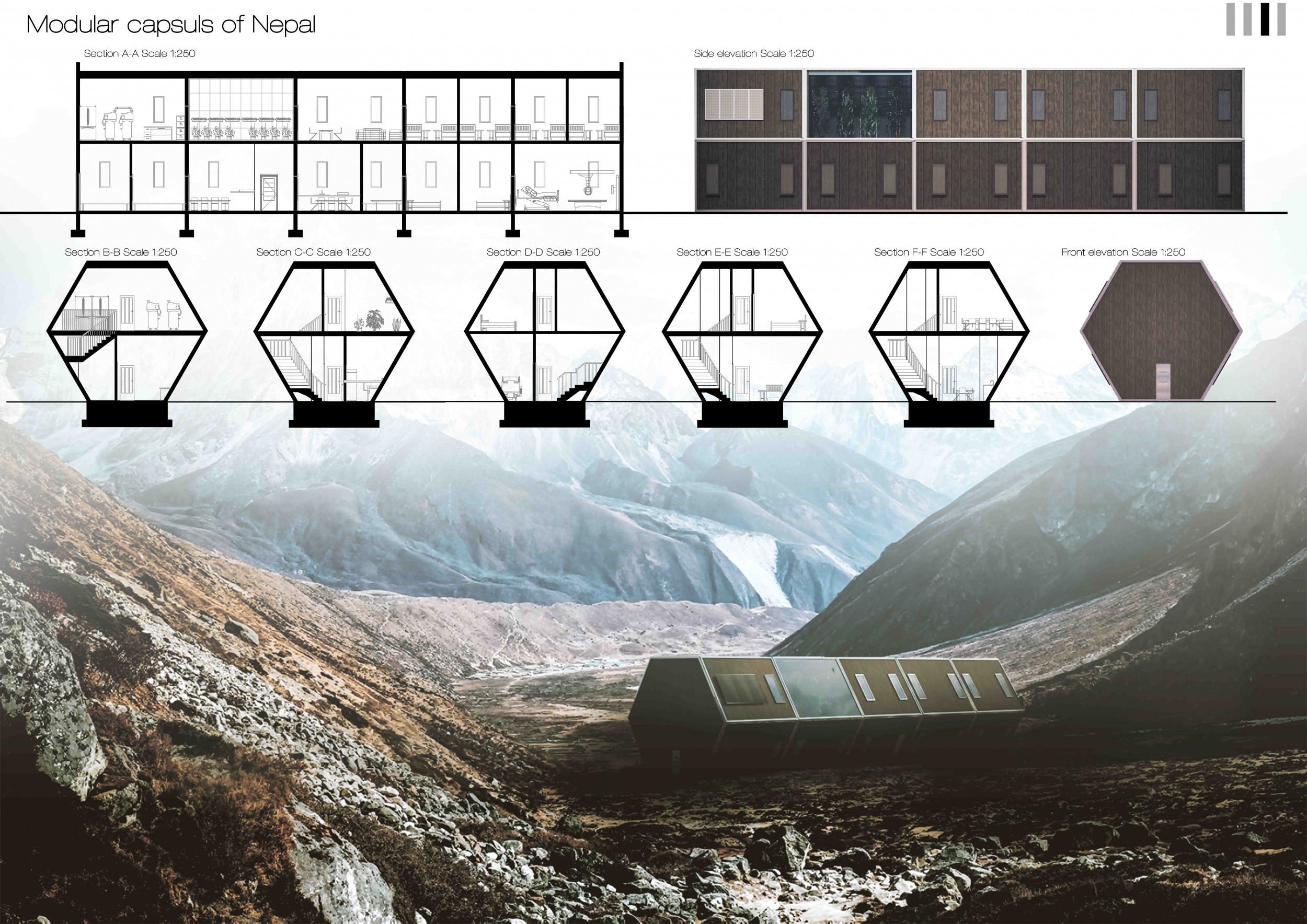 Architecture project // Cross-Laminated Timber Modules Nestled in the ...