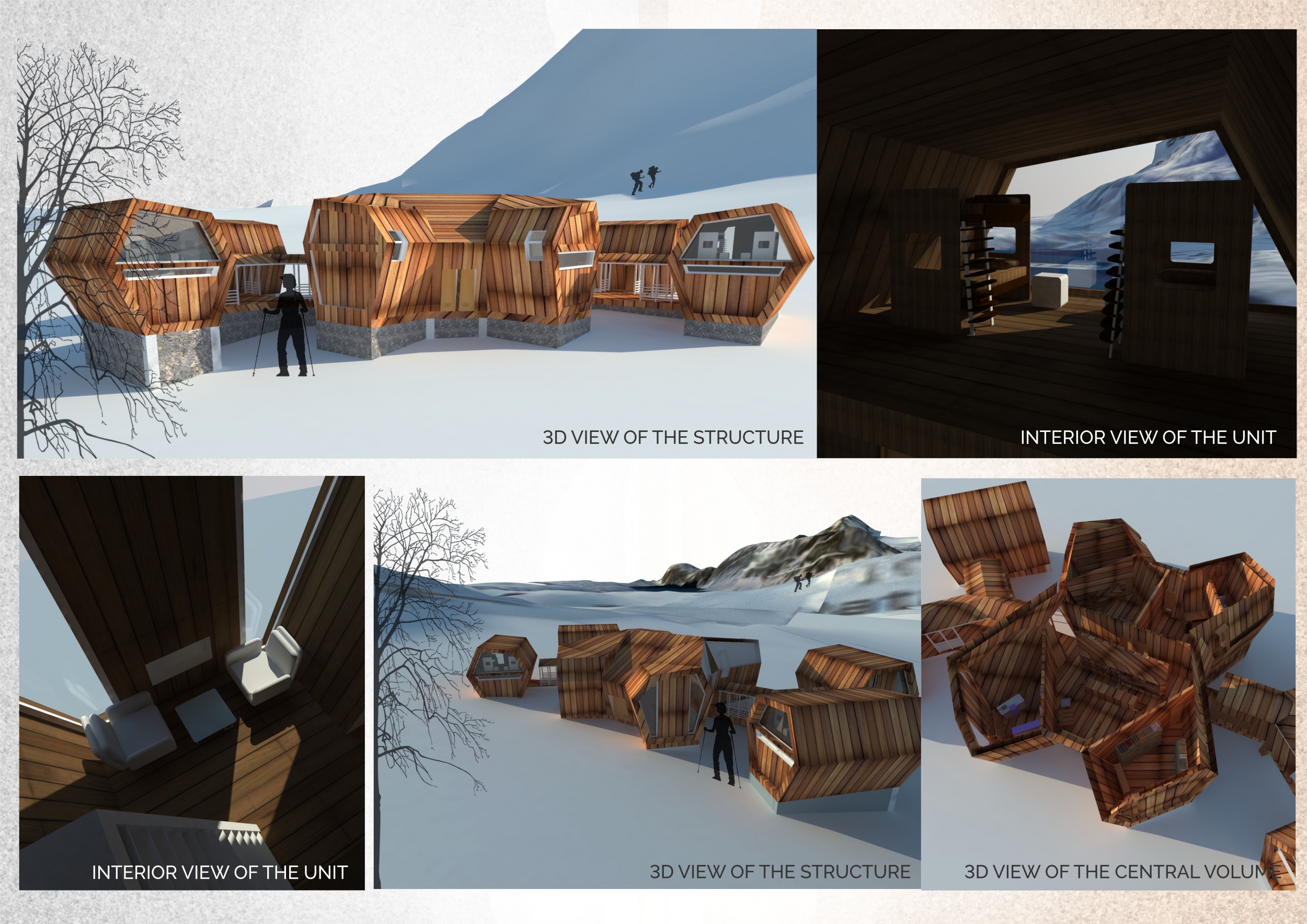 Curated visual reference: Picture Idea: Architecture Project Hexagonal Adobe Habitat With Teak And Sal Timber