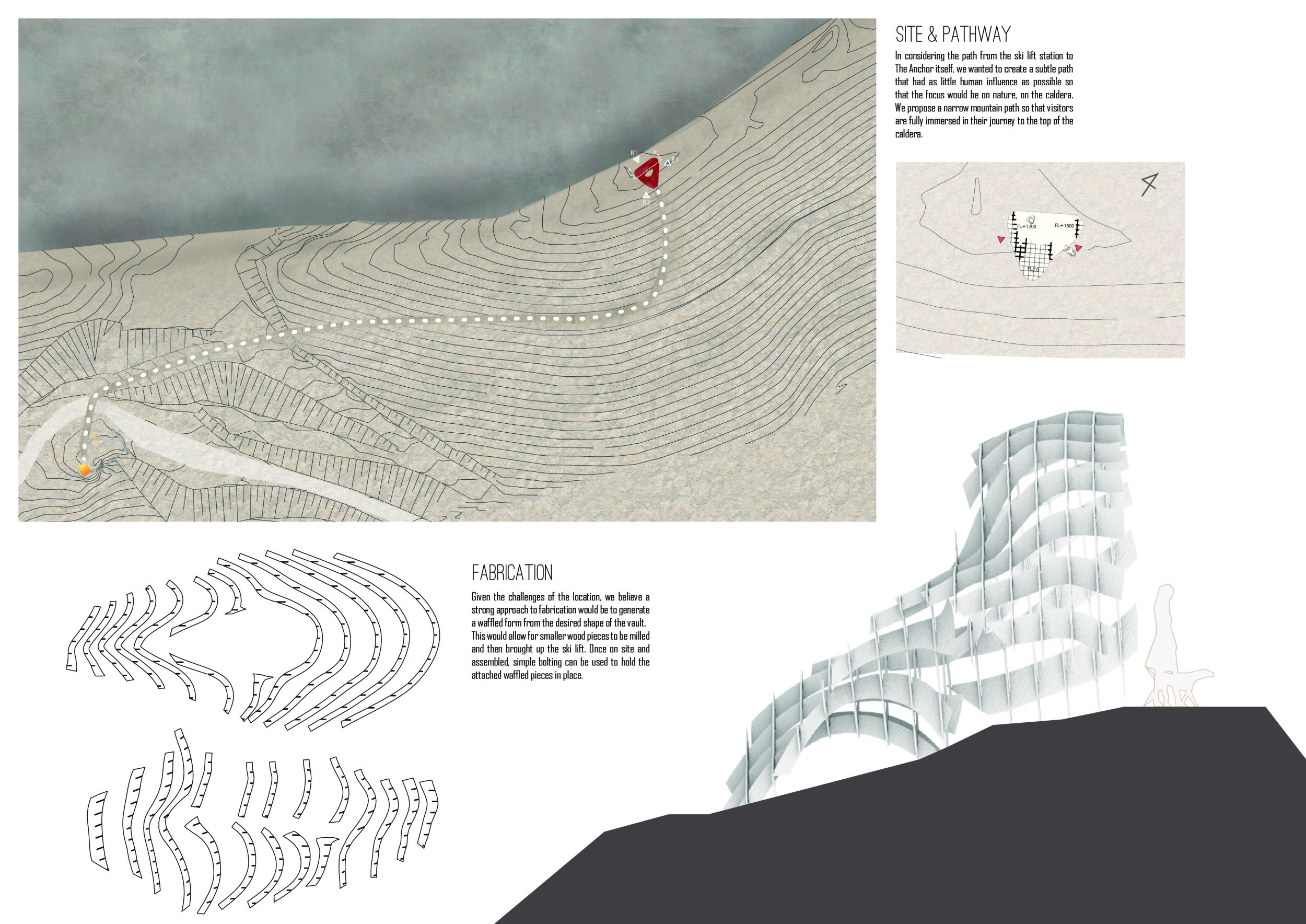 Architecture project // Hanging Chain Vault Structure Crafted from ...