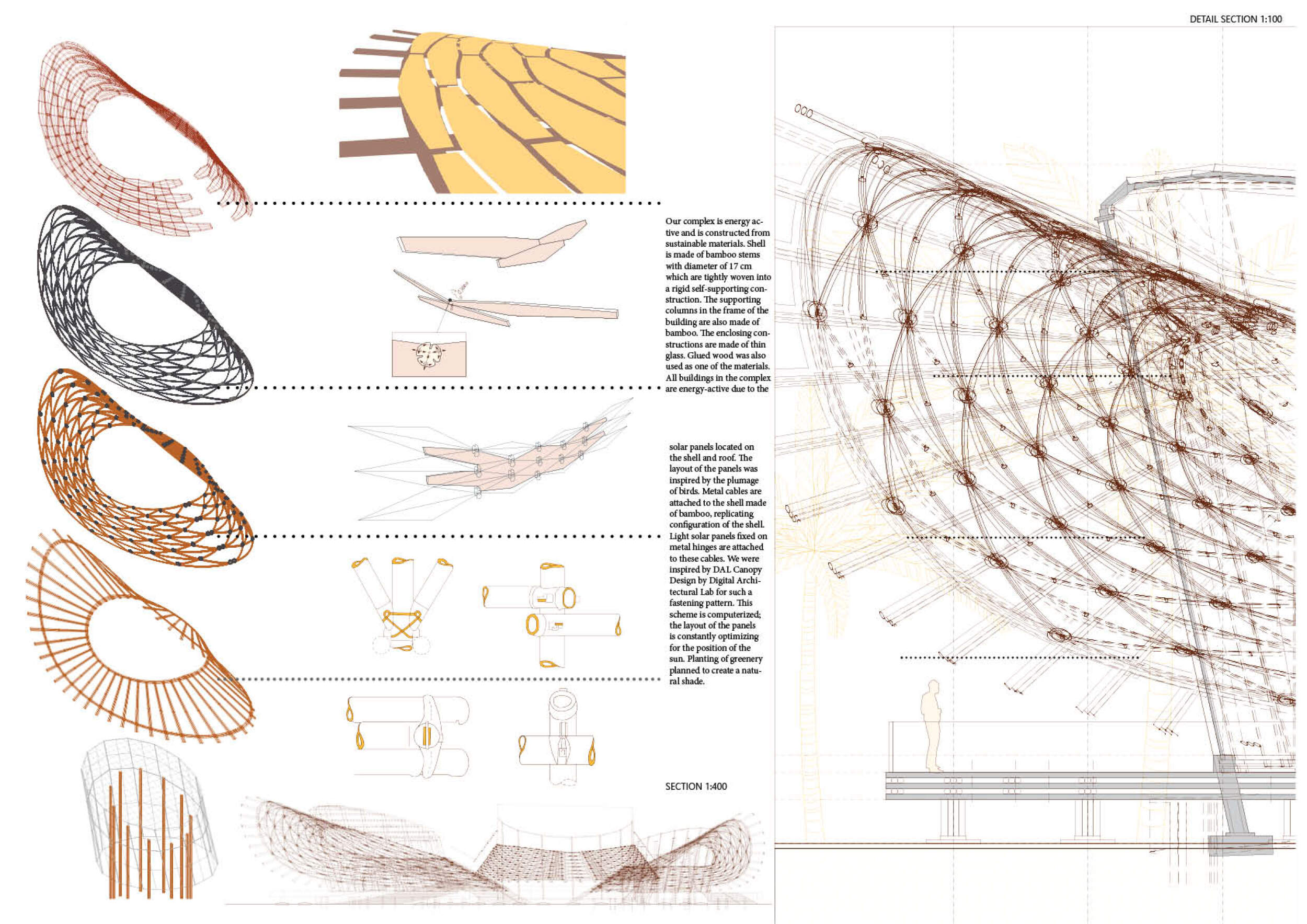Architecture project // Bamboo Shell Structure Embracing Natural Views ...