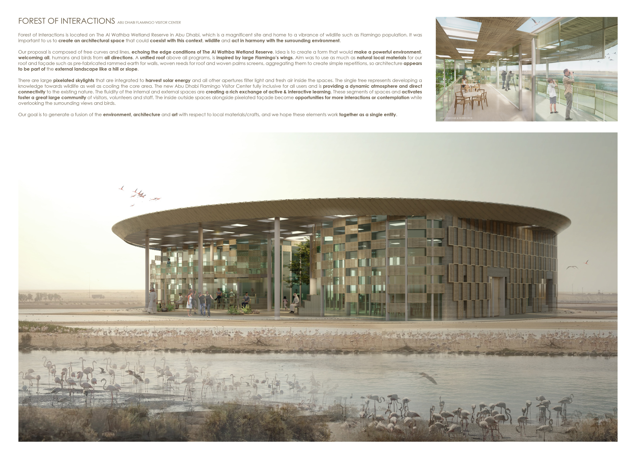 Architecture project // Woven Reeds and Rammed Earth Nestled Within a ...