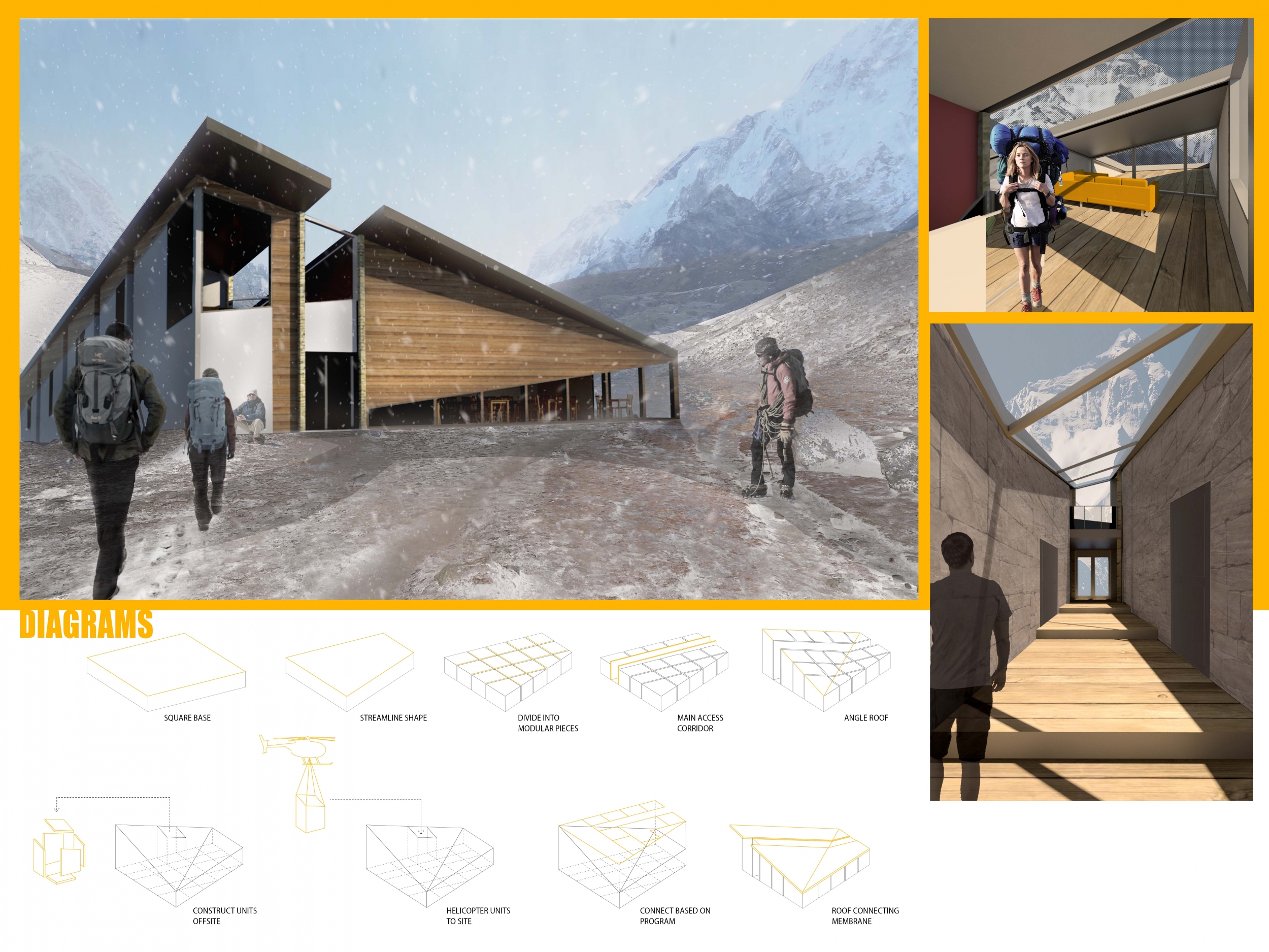Architecture project // Modular Shelter Featuring Local Timber and ...