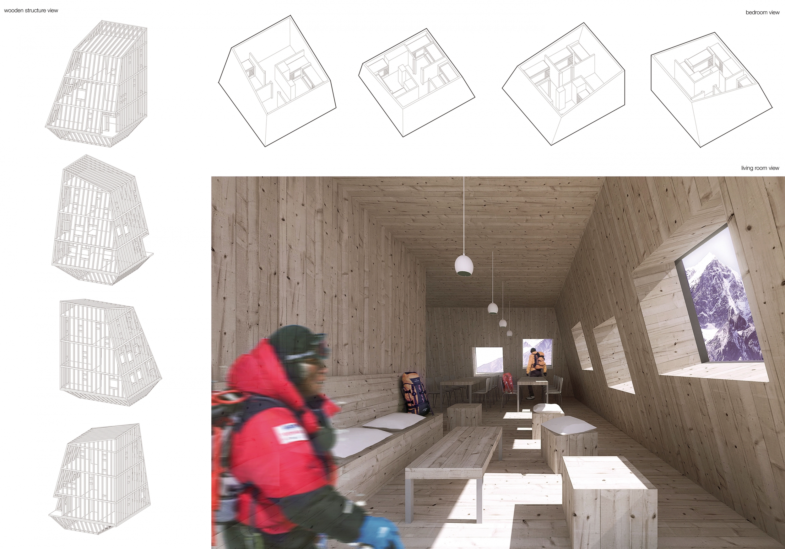 Architecture Project Cross Laminated Timber Panels And Charred Photo Inspiration