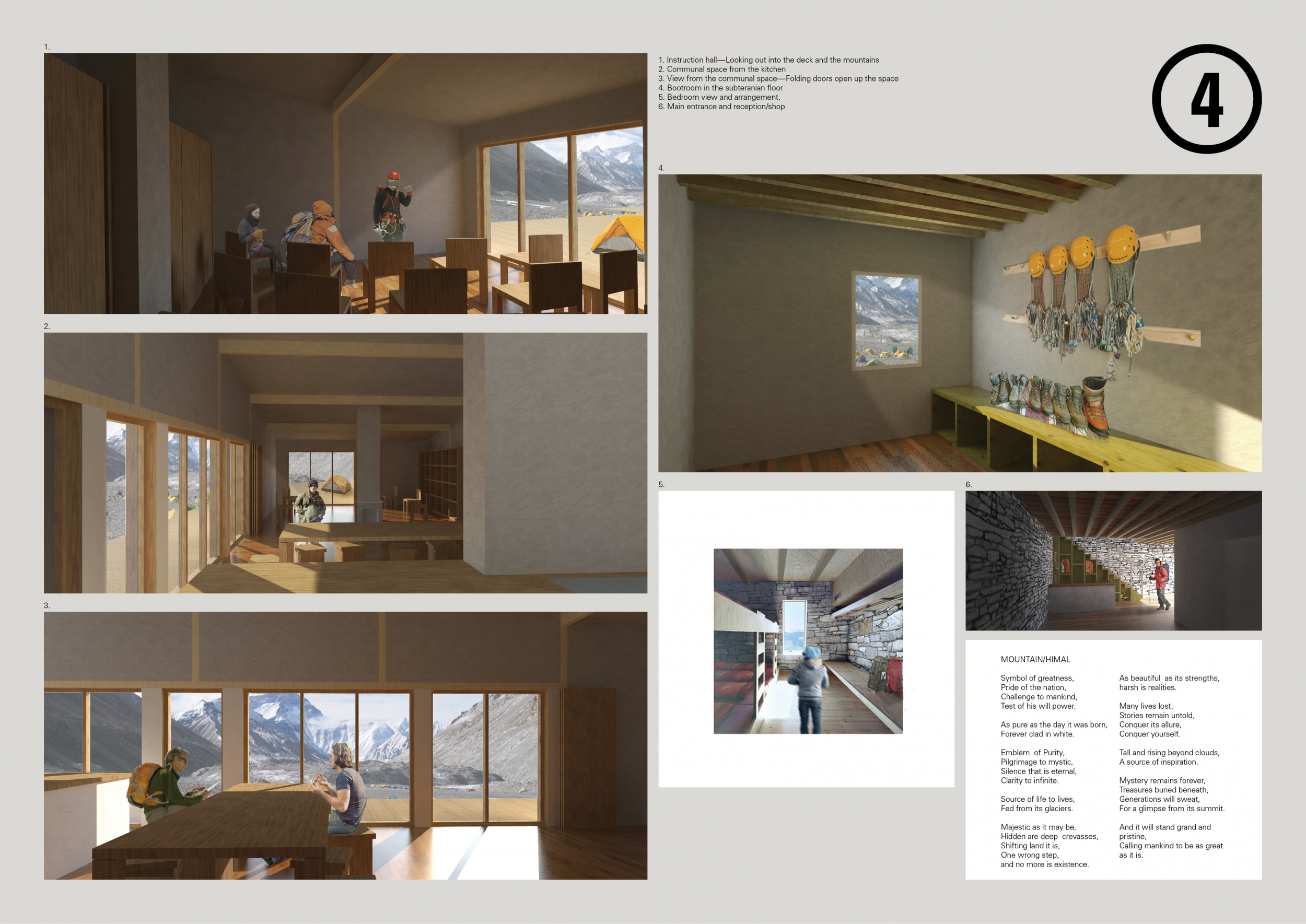 Picture of Architecture project // Geothermal Thermal Mass with Local Stone and ...