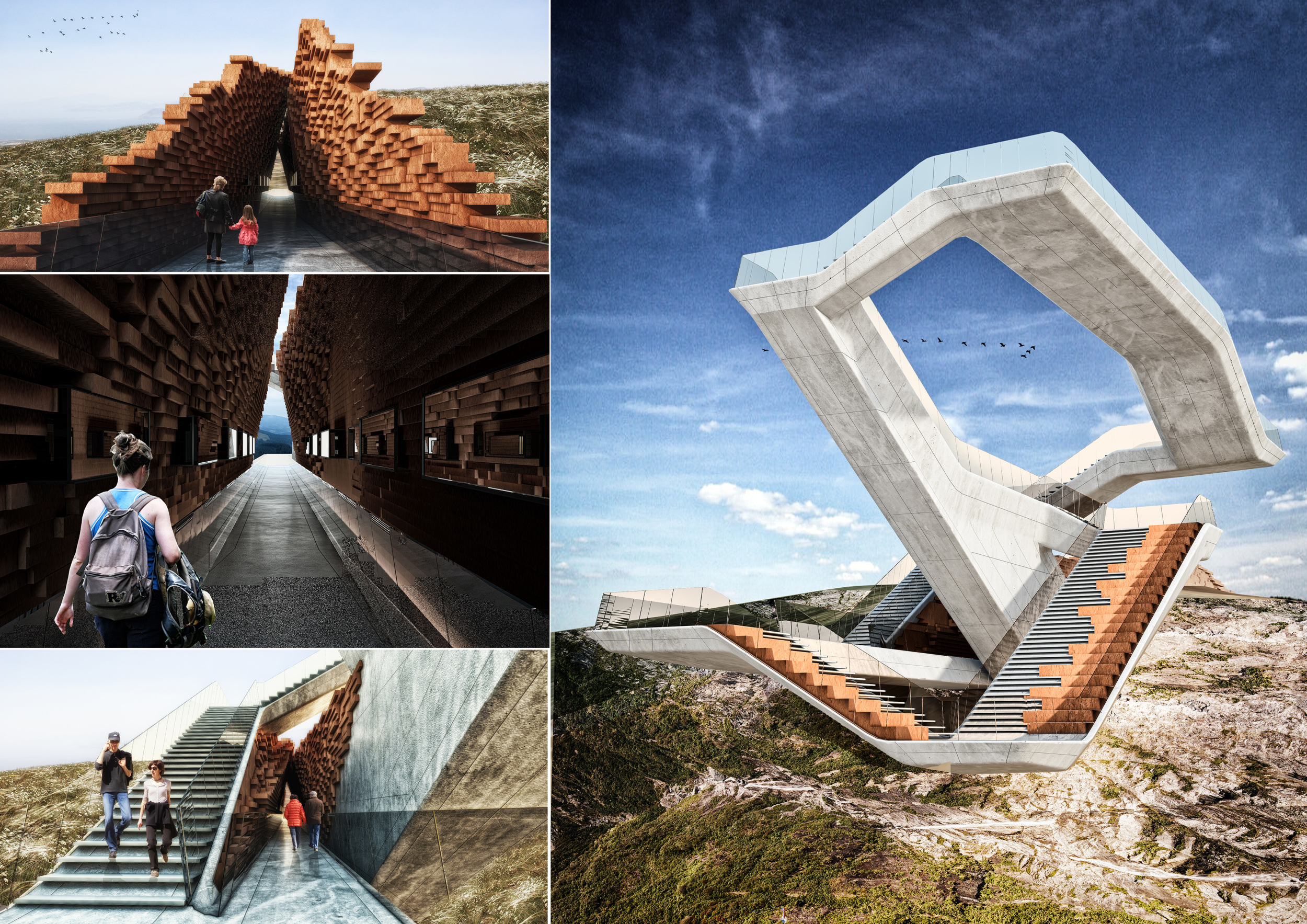 Architecture project // Local Stone and Reinforced Concrete Structure ...