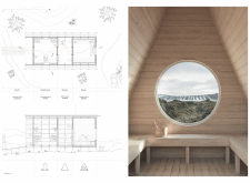 1st Prize Winner + 
Buildner Student Awardicelandslowsauna architecture competition winners