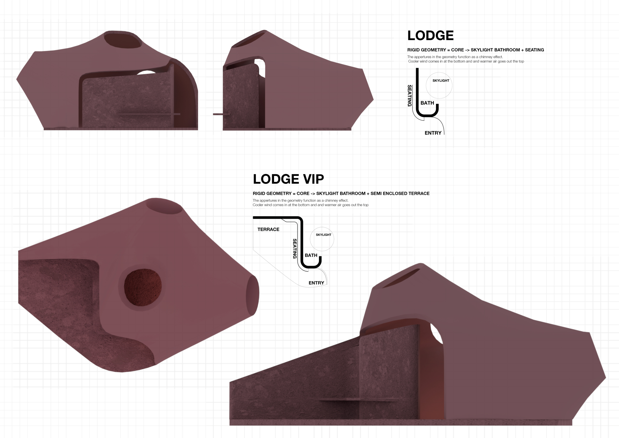Architecture project // Compressed Earth and Shotcrete Oasis in the ...
