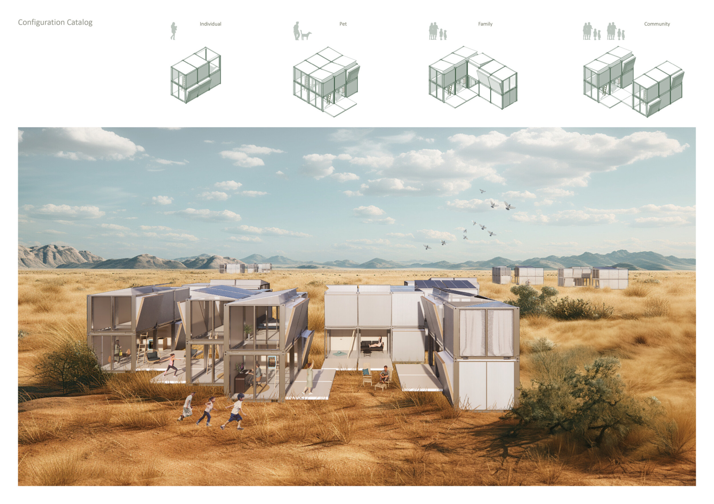 Architecture project // Recycled Shipping Containers Enhanced with ...