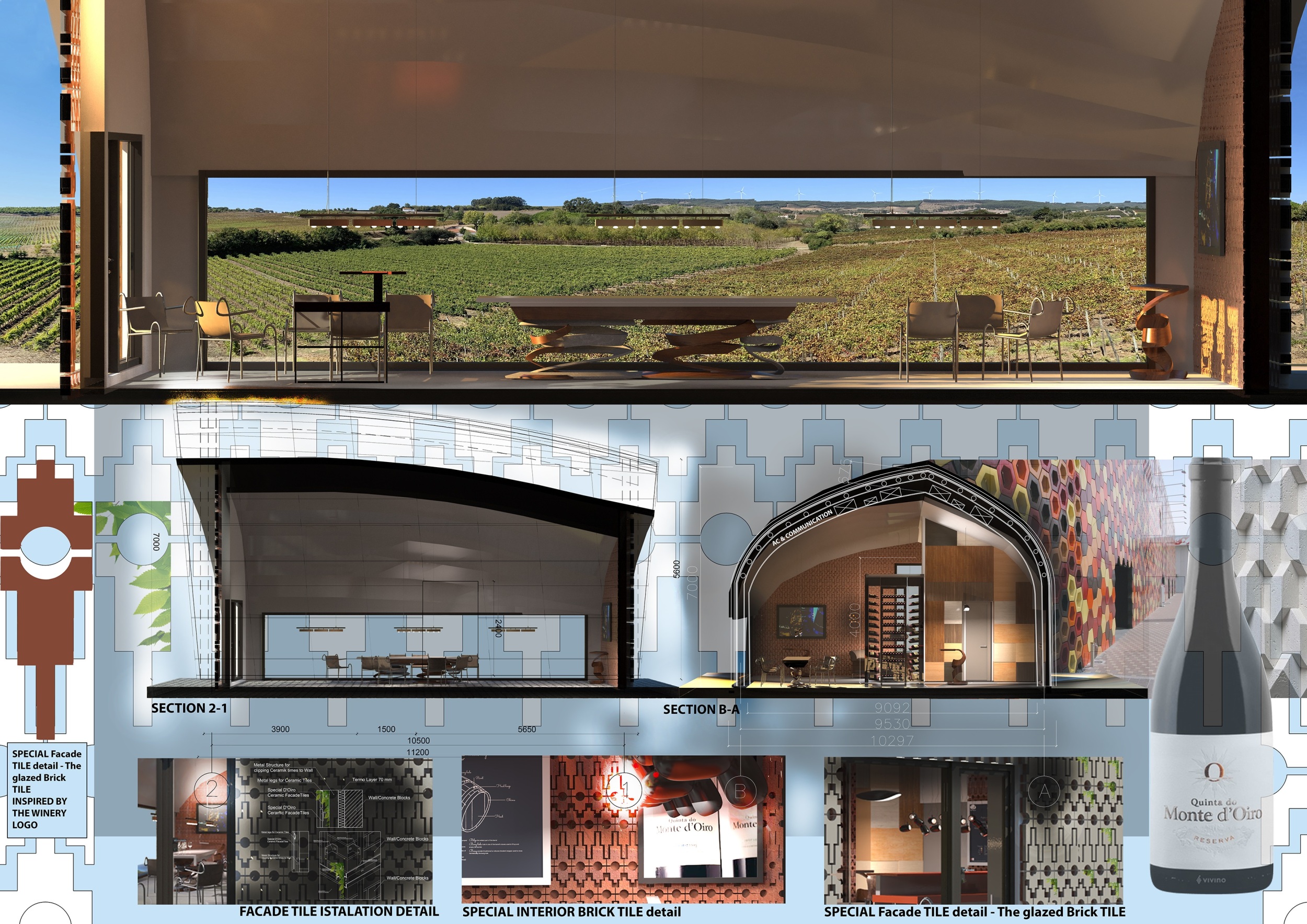 Architecture project // Terracotta Facades and Green Integration in a ...