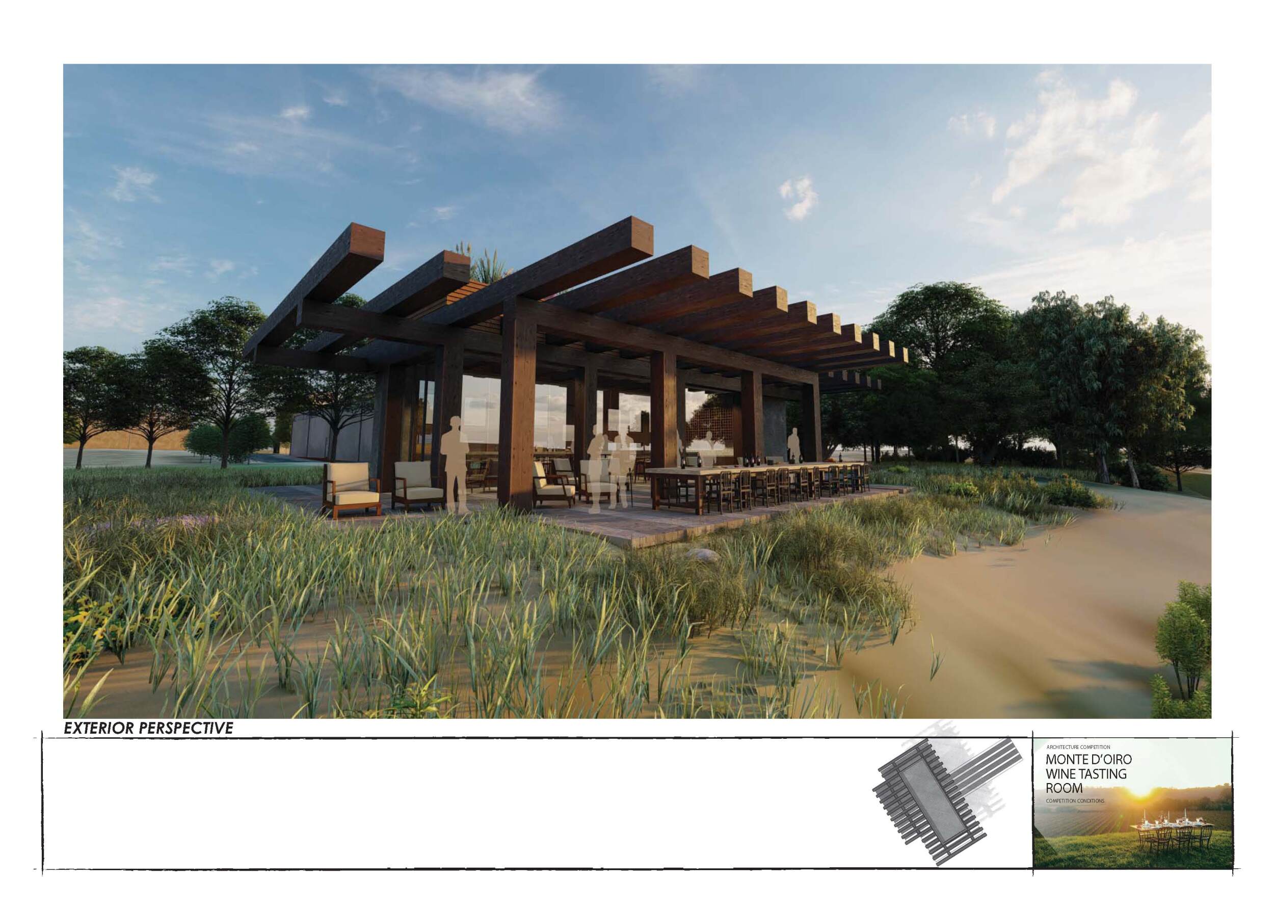 Architecture project // Timber Roof Frame Enhances Vineyard Views in ...