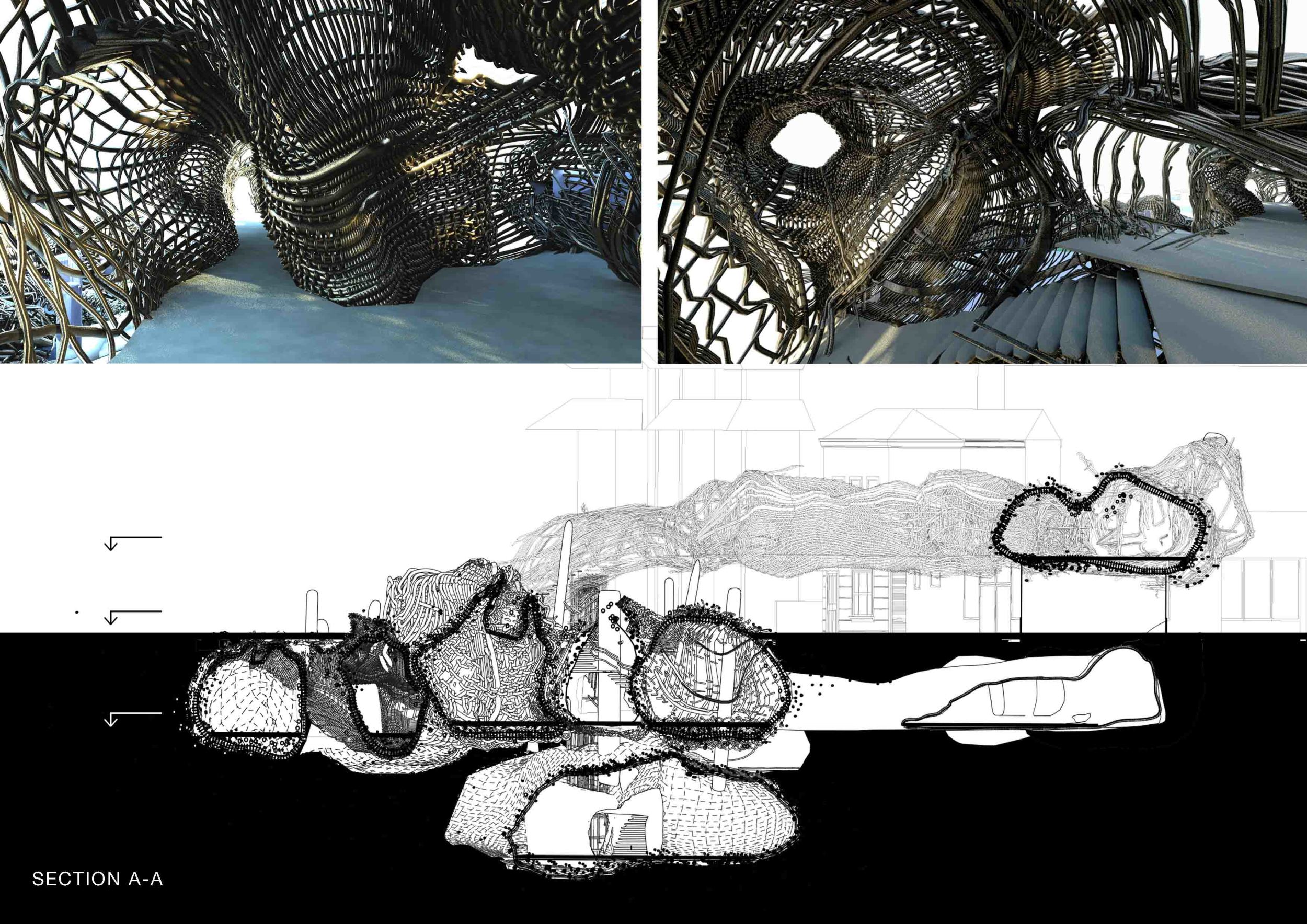 Architecture project // Cellular Design with Steel Framework and ...