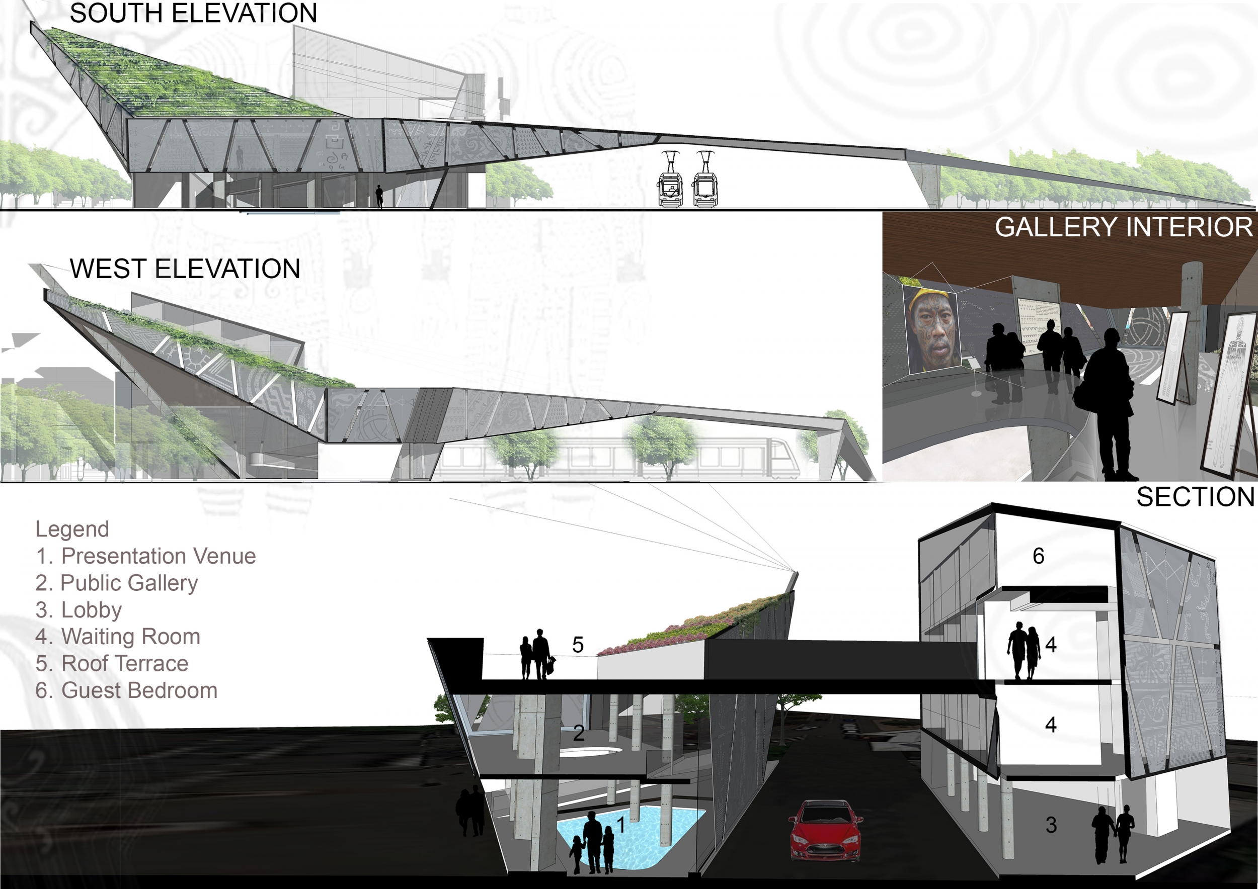 Architecture project // Exploring Perforated Steel Facades and Green ...