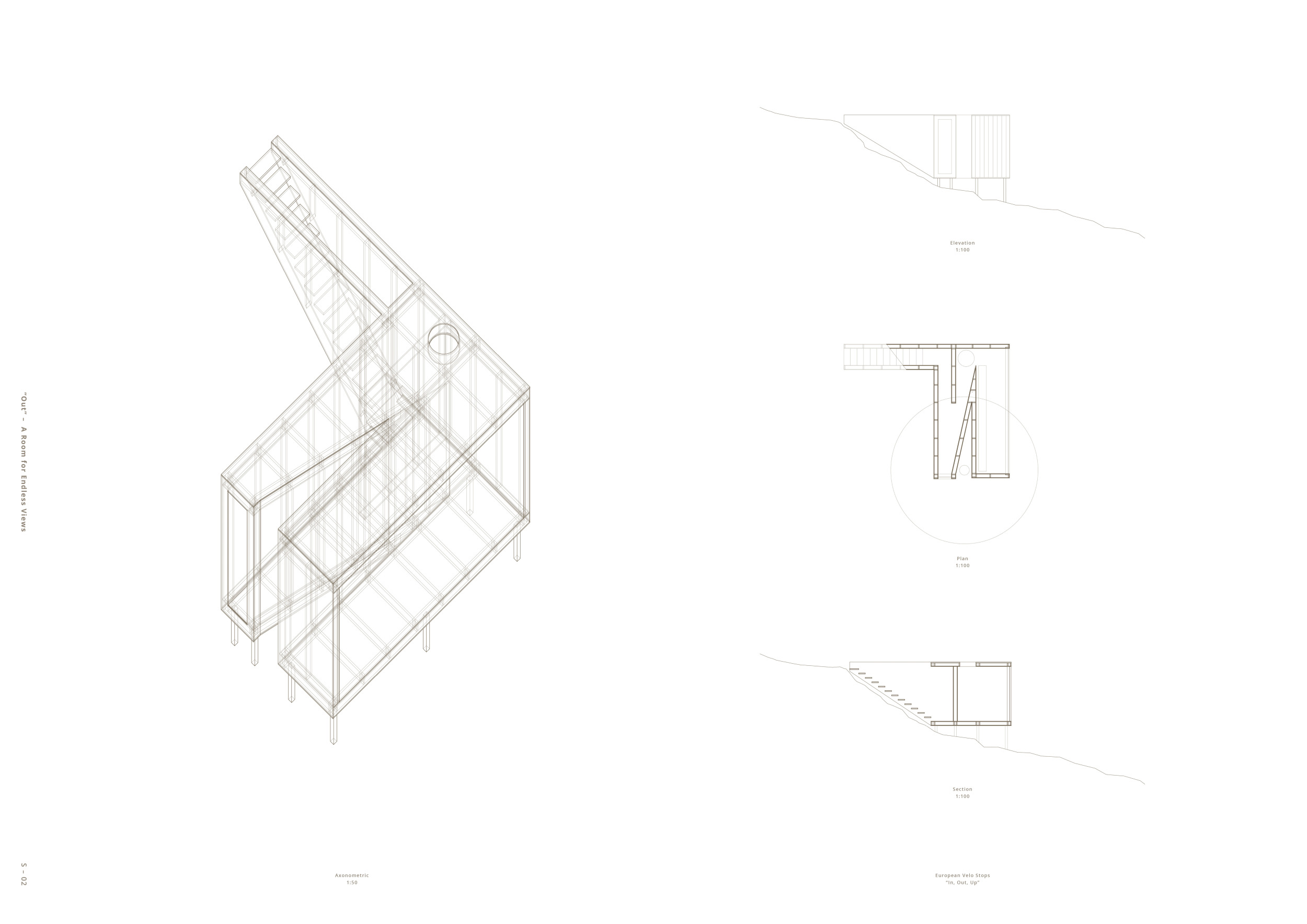 Architecture project // Operable Roofs and Cozy Fires in Intimate Shelters