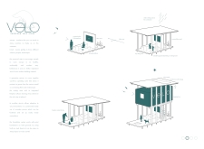 2nd Prize Winner + 
BB STUDENT AWARDvelostops architecture competition winners