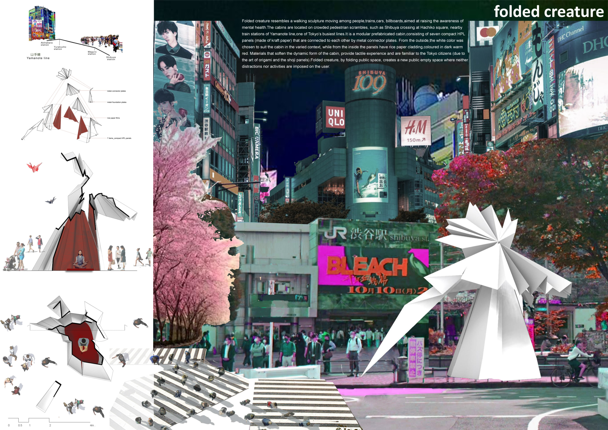 Architecture project // Modular Cabins of White HPL and Dark Red Rice ...