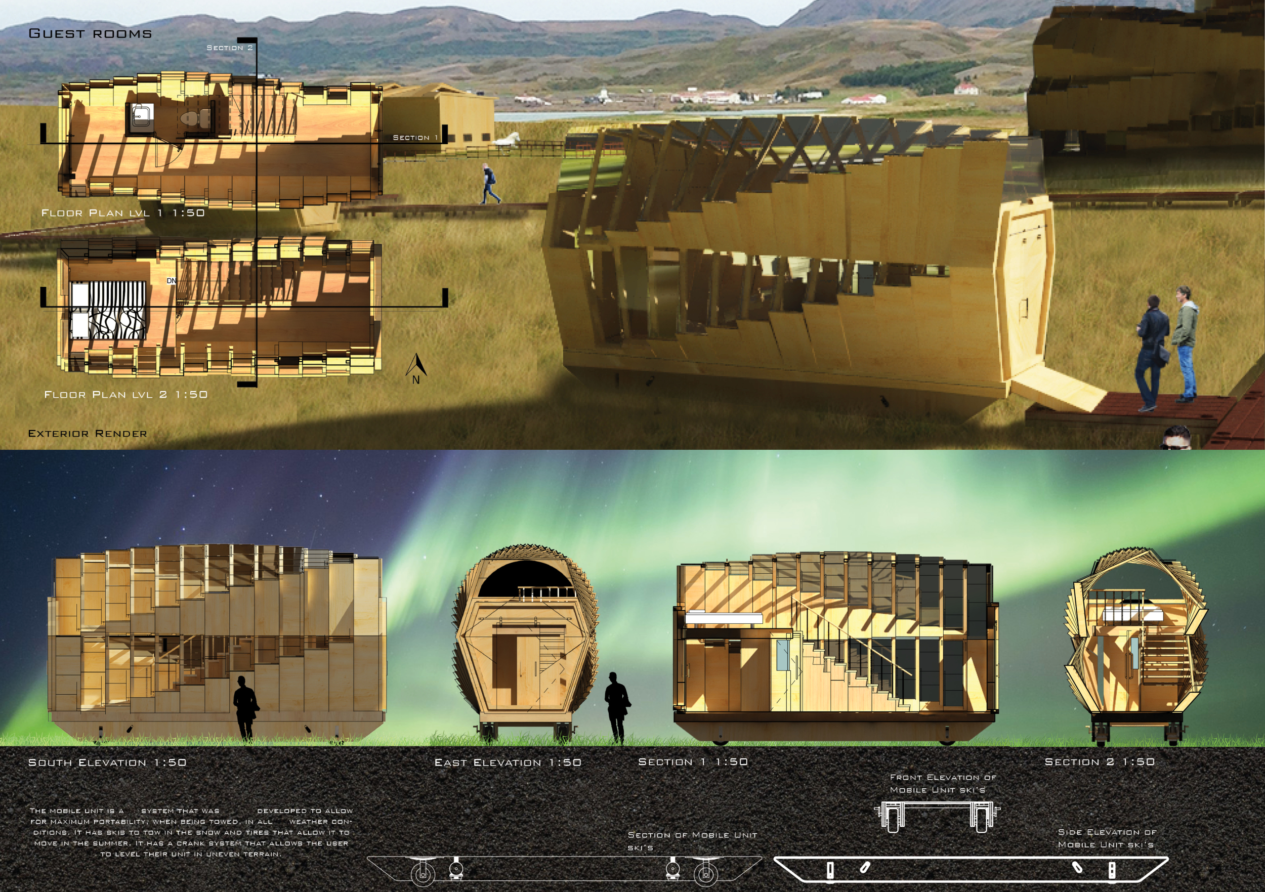 Architecture project // Hexagonal Basalt-Inspired Design Showcasing ...