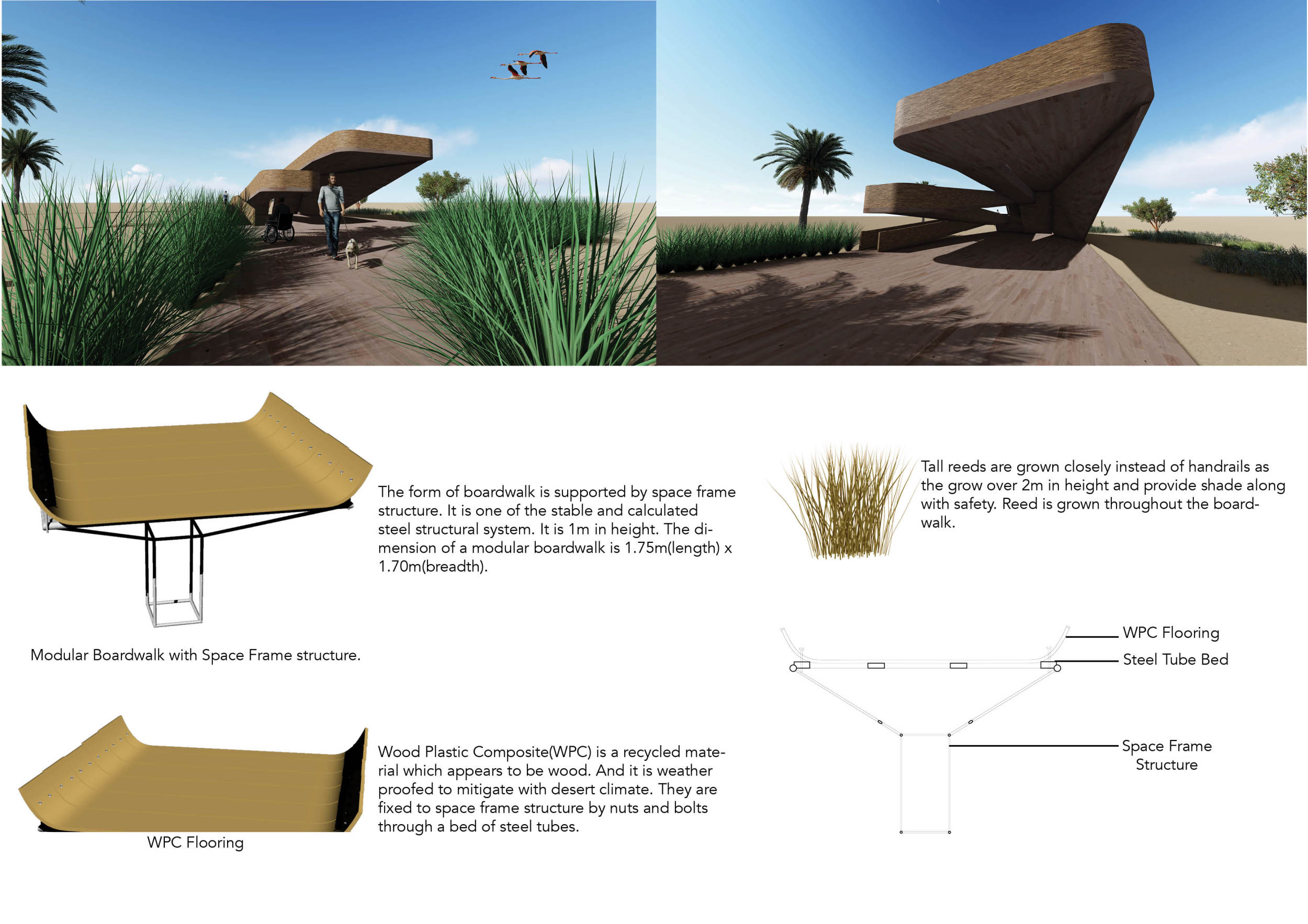 Architecture project // Natural Reeds and Cold Formed Steel Create a ...
