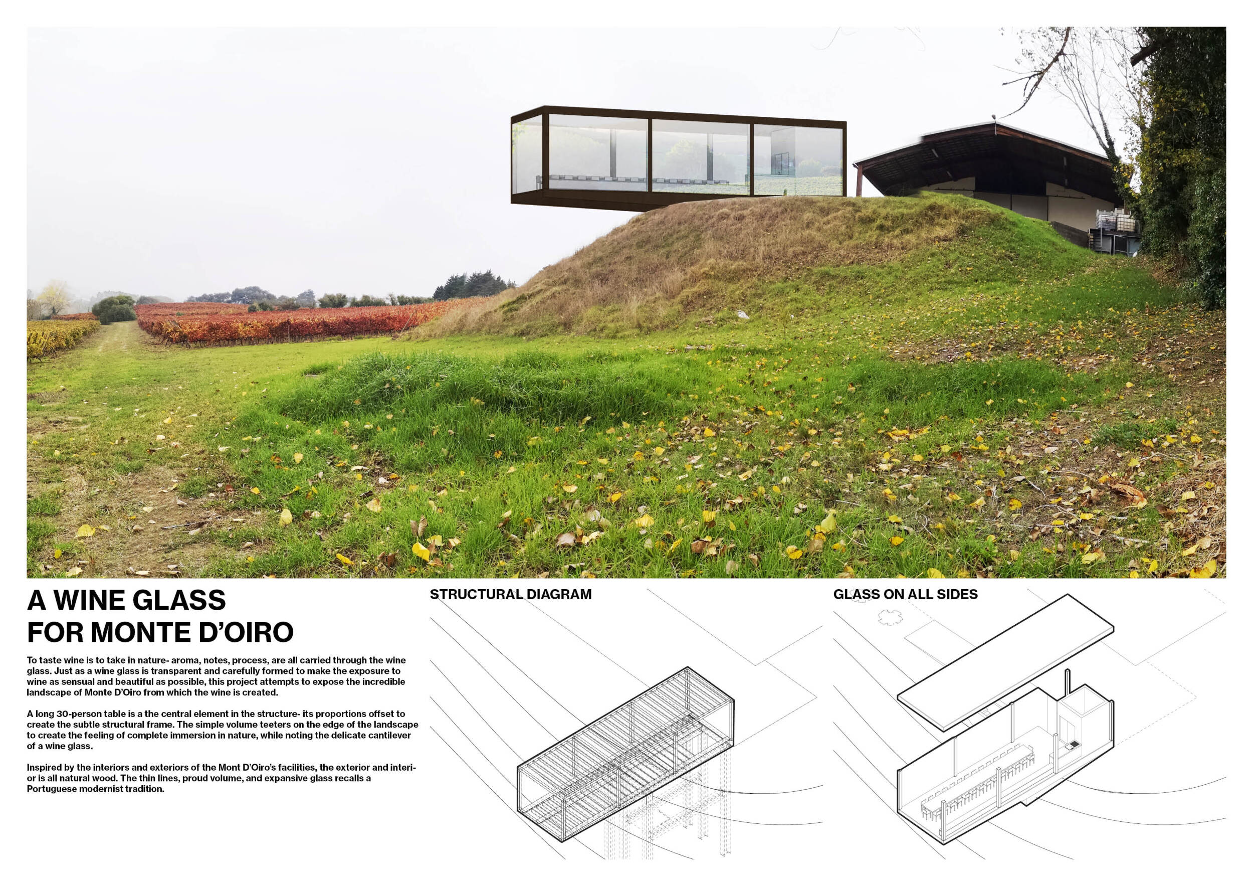 Architecture project // Natural Wood and Expansive Glass Embrace ...