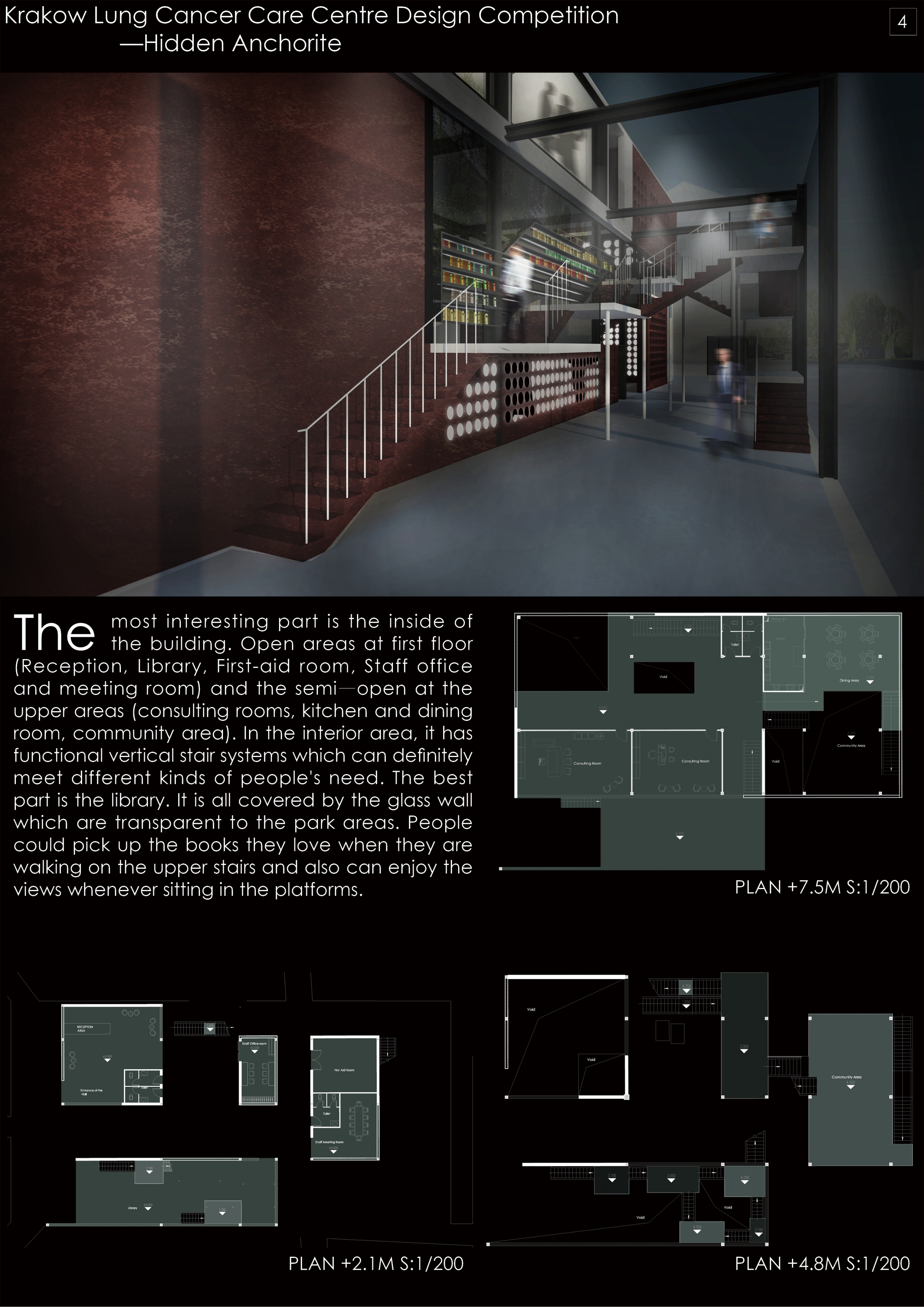 Architecture project // Perforated Brick Façade and Transparent ...