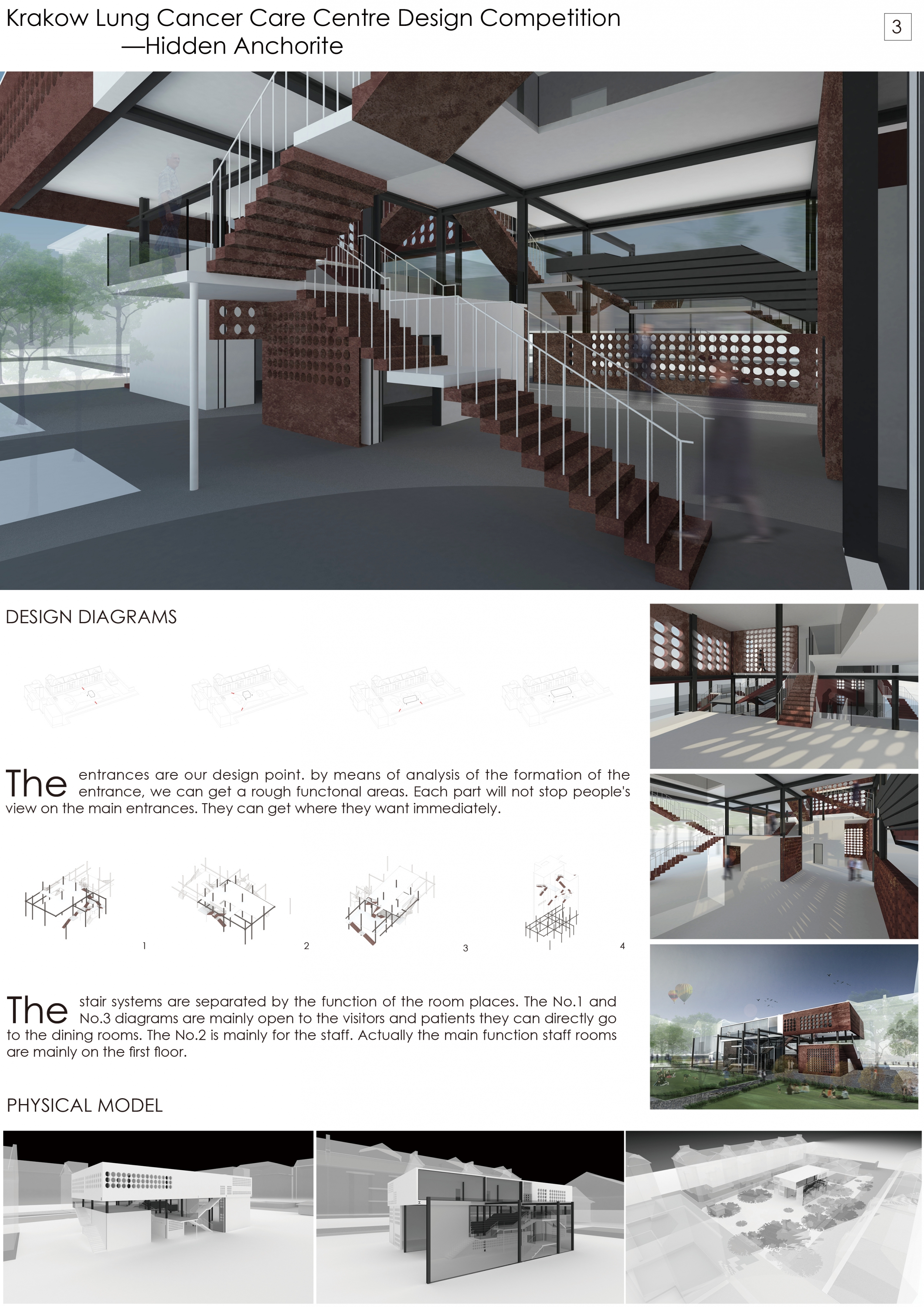 Architecture project // Perforated Brick Façade and Transparent ...