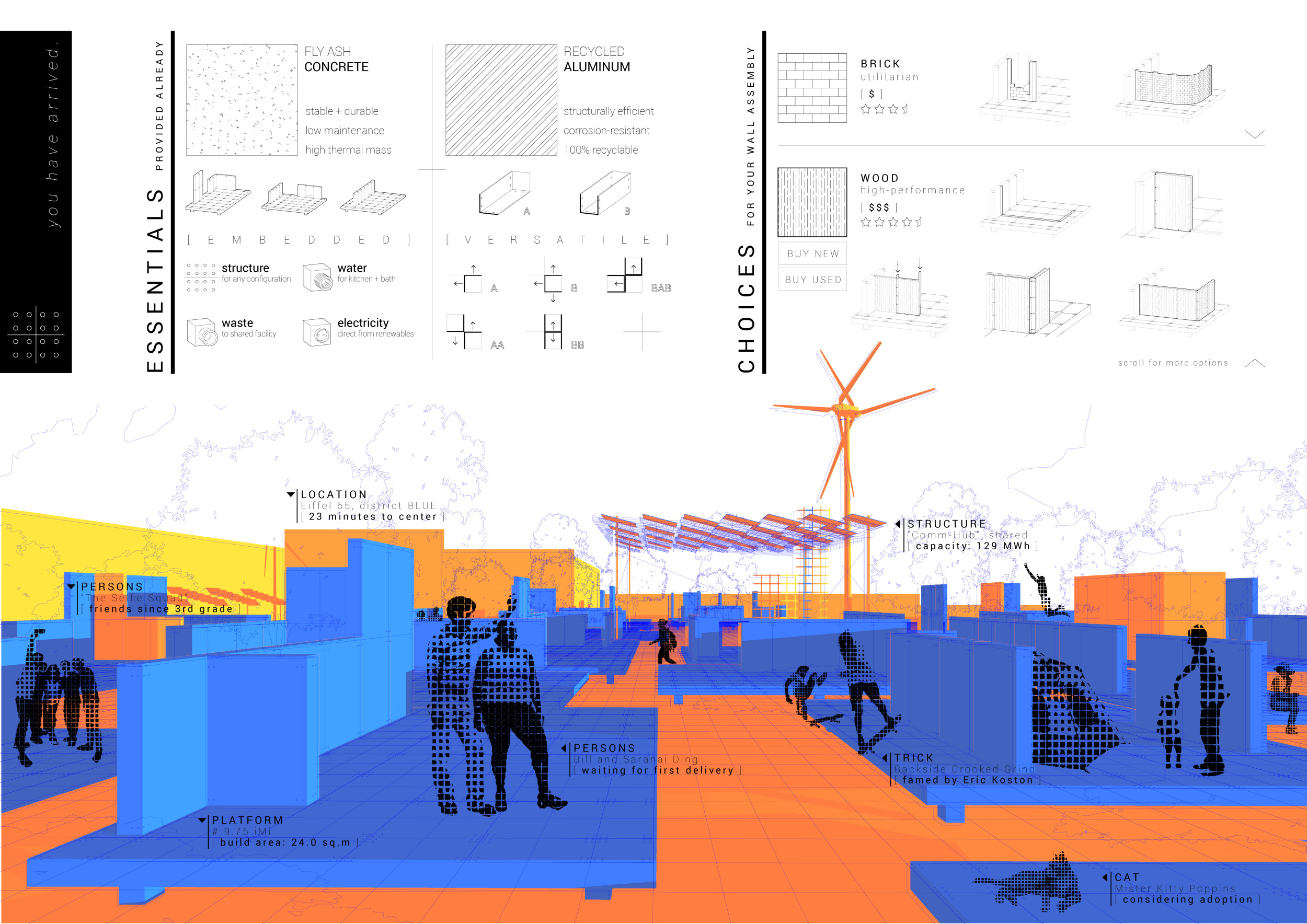 Architecture project // Fly Ash Concrete and Recycled Aluminum in ...
