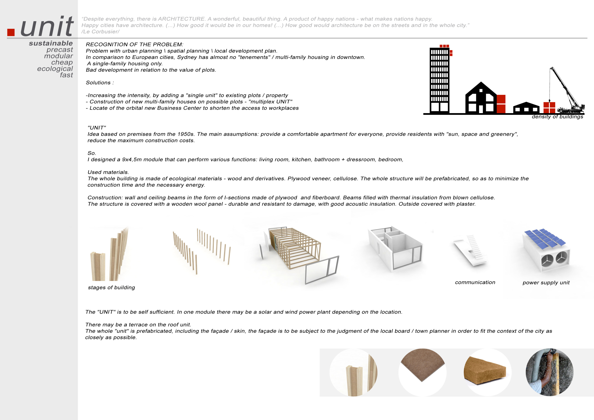 Picture of Architecture project // Cellulose Insulation and Wood Wool Panels ...