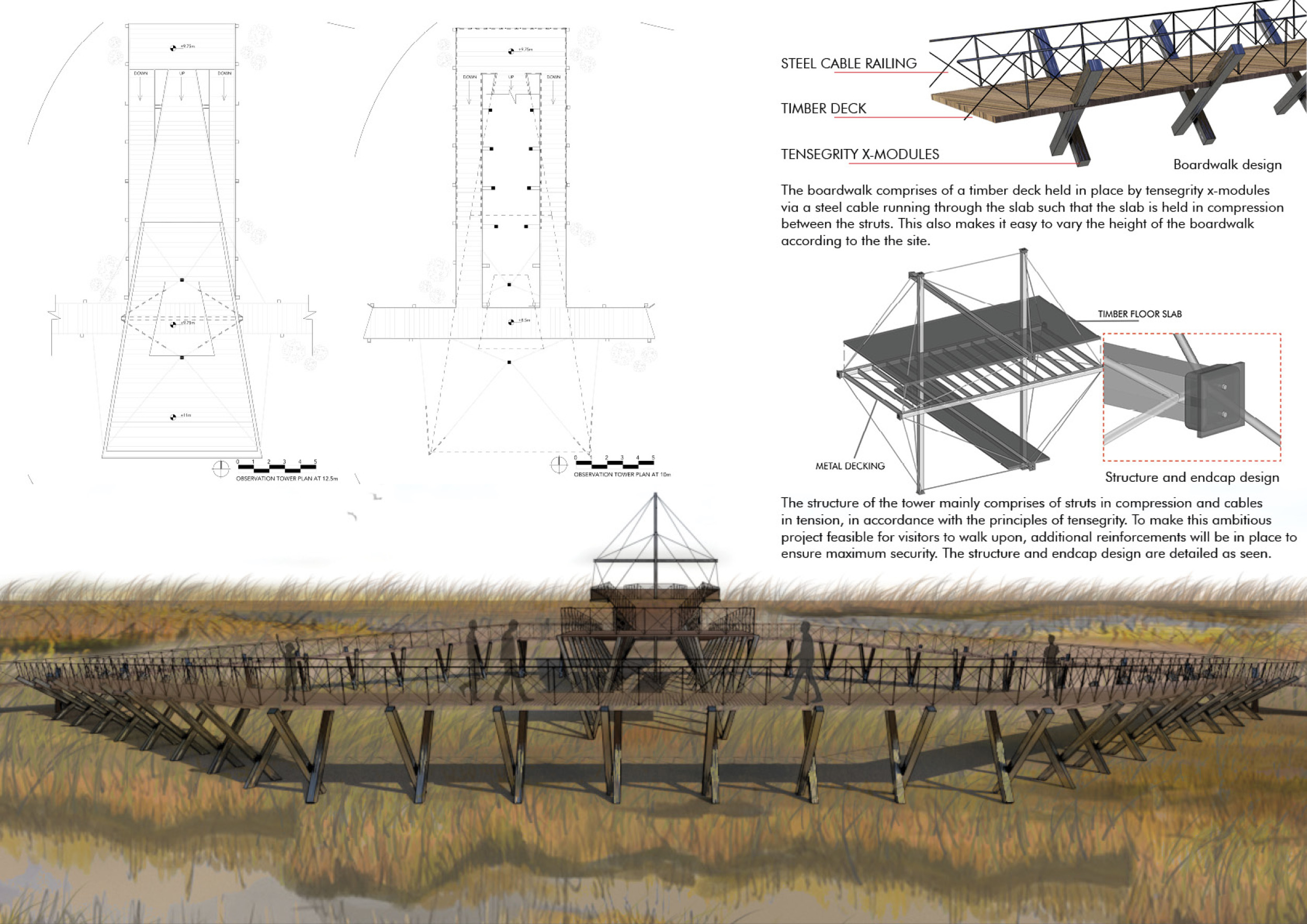 Architecture project // Timber Deck and Steel Cables Elevate Views in a ...