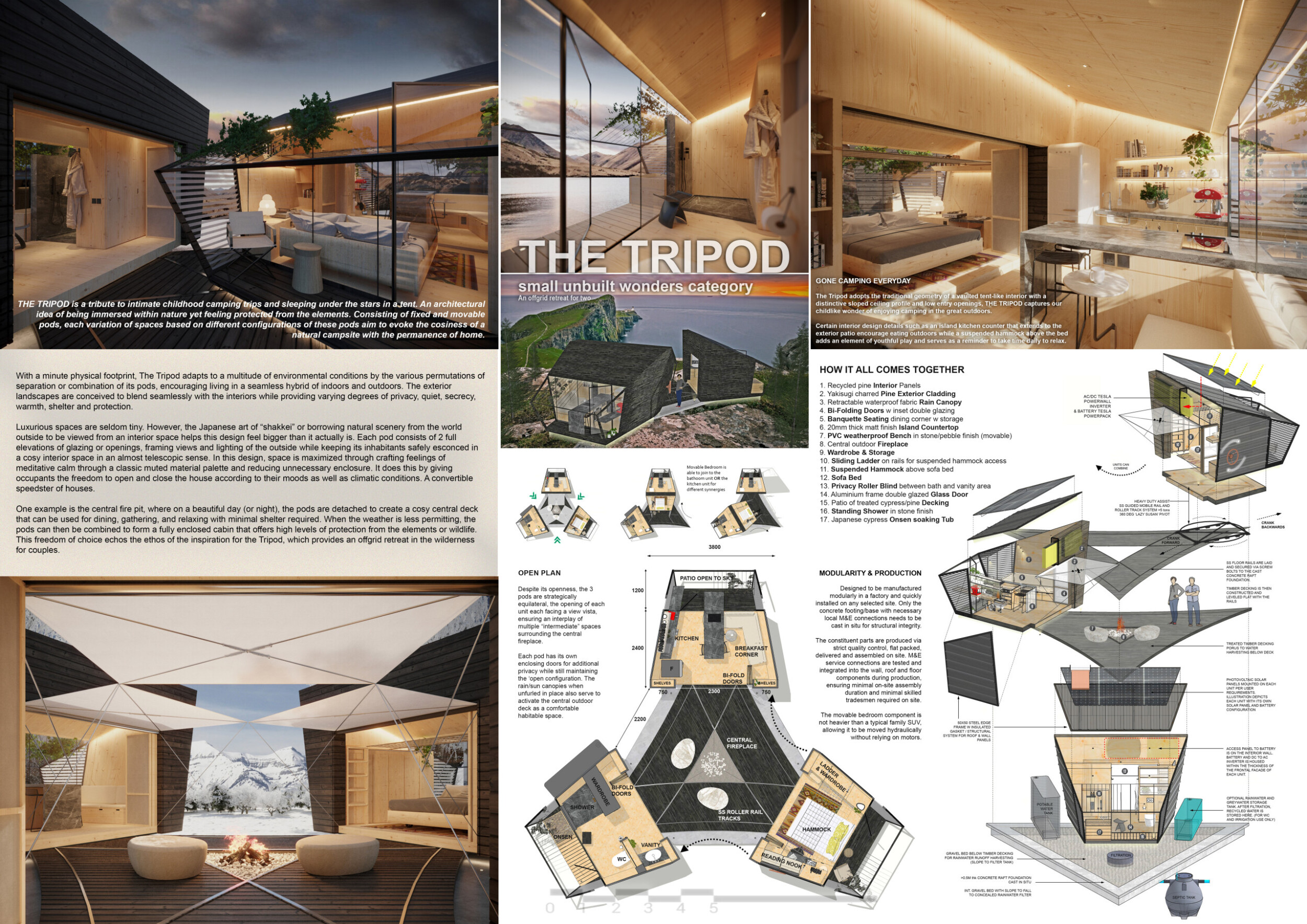 Cladding Frameworks Architecture project // Recycled Pine Cladding and Steel Framework ...