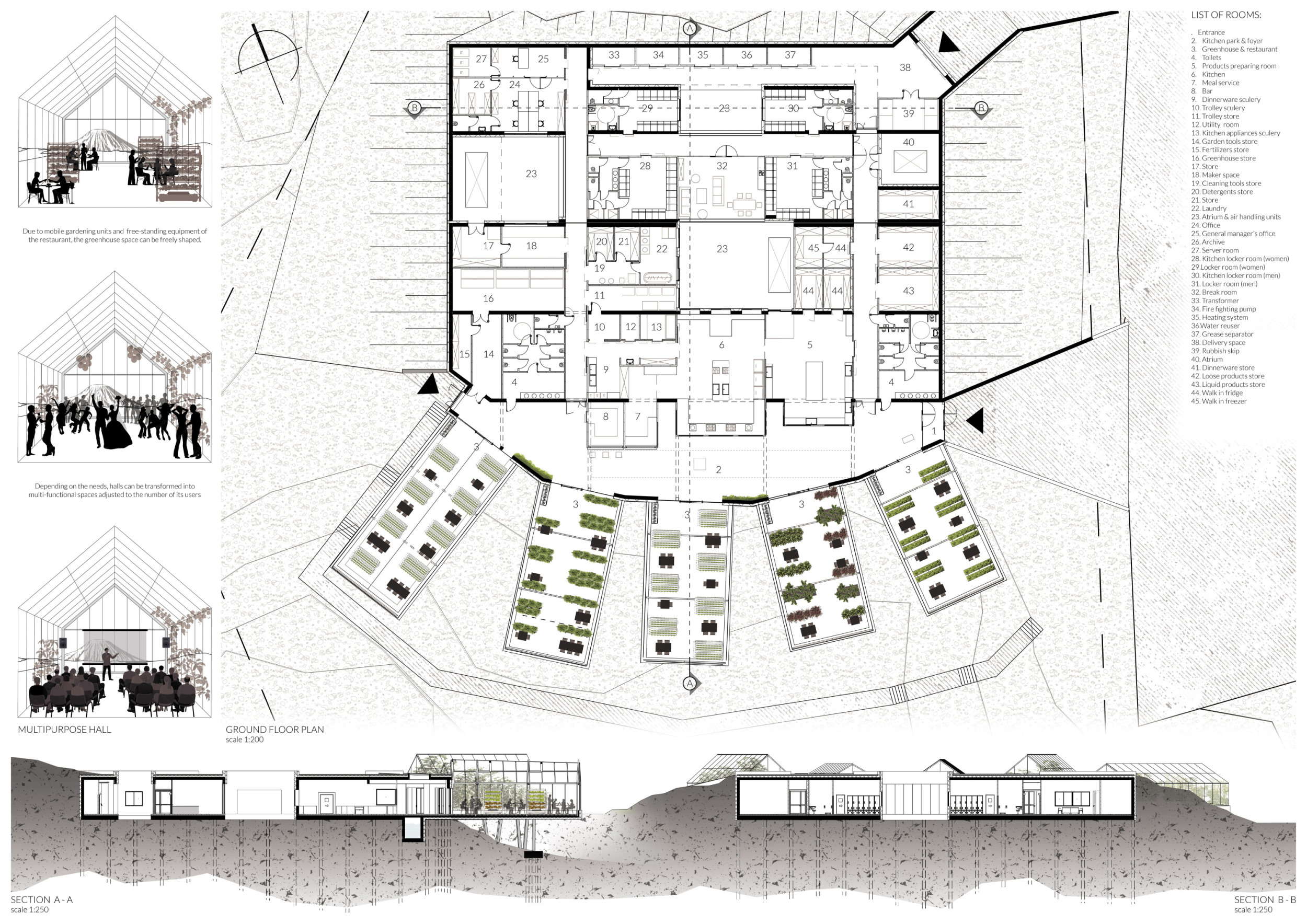 Architecture project // Geothermal Heating and Hydroponic Cultivation ...