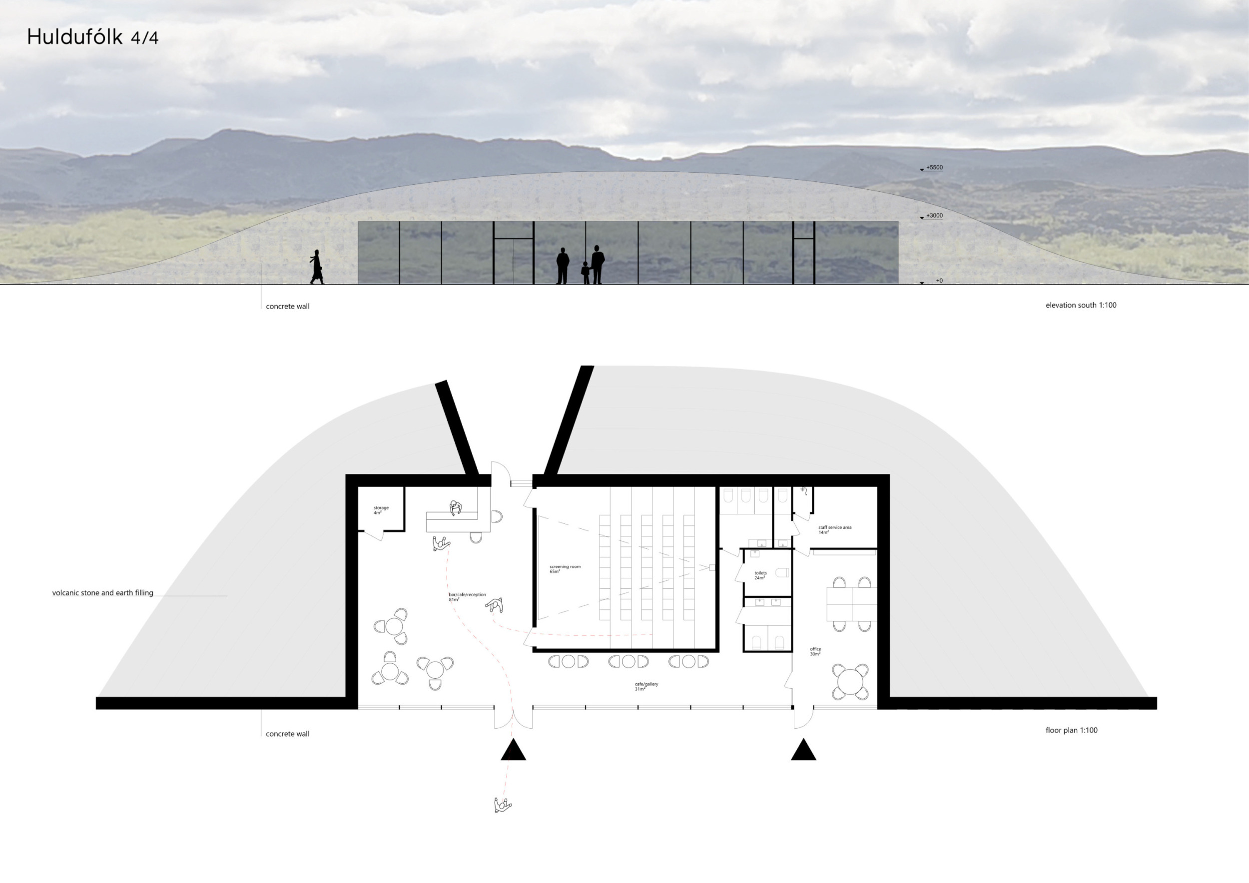 Pavillion Base Grouynd Connection Architecture project // Blending Light and Earth in a Ground Material ...