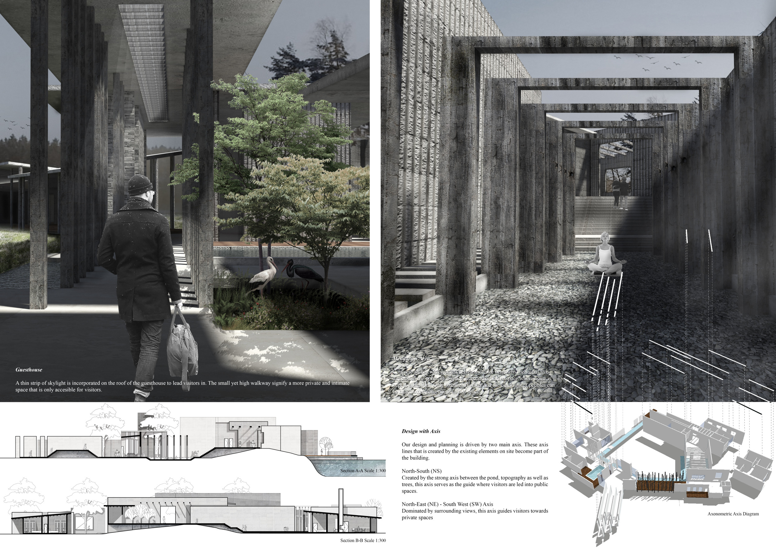 Photo inspiration: Visual Reference: Architecture Project Gabion Walls And Thermal Comfort In A Nature