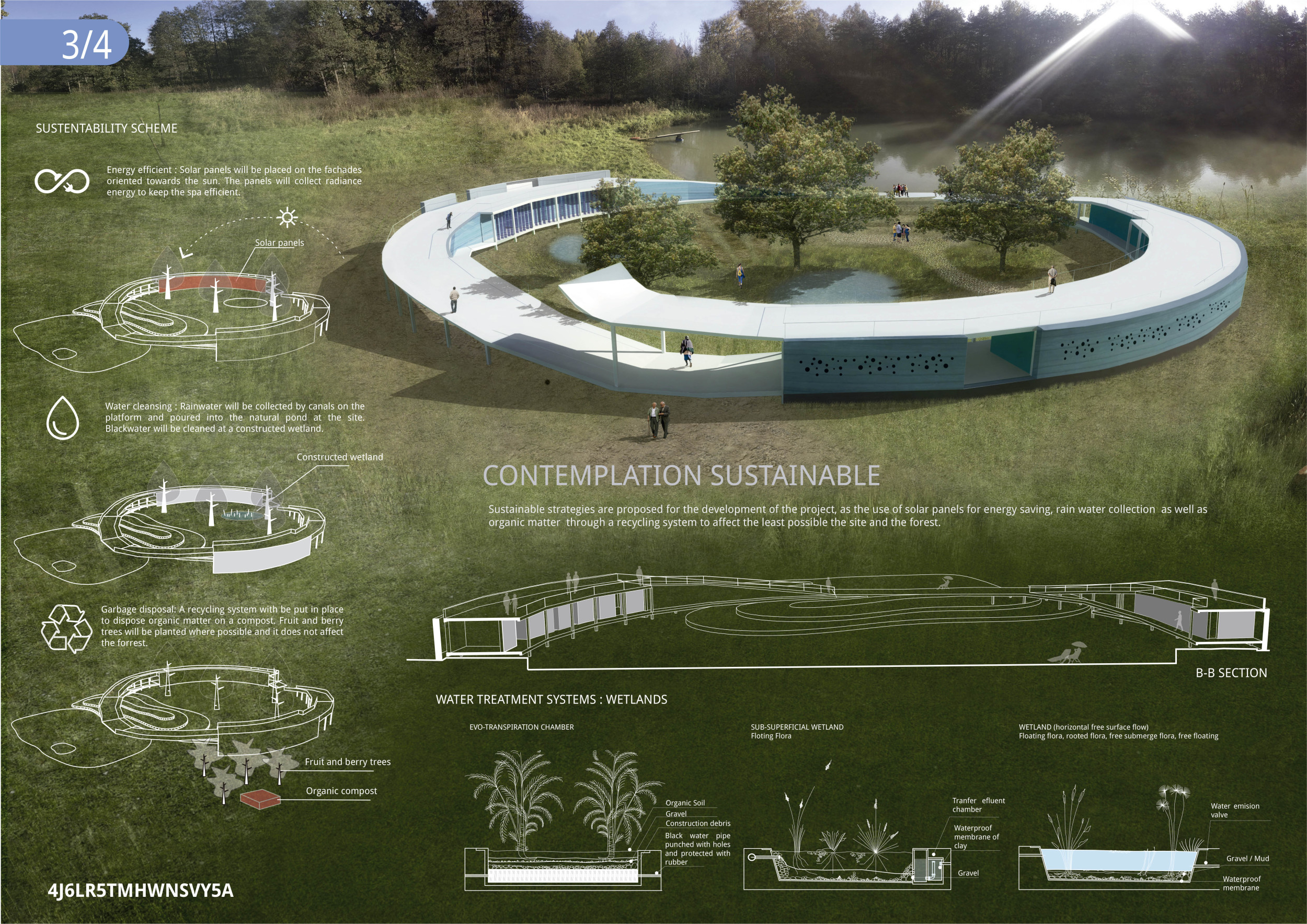 Circular Rammed Earth Structures Architecture project // Rammed Earth Structures Embracing Bamboo ...
