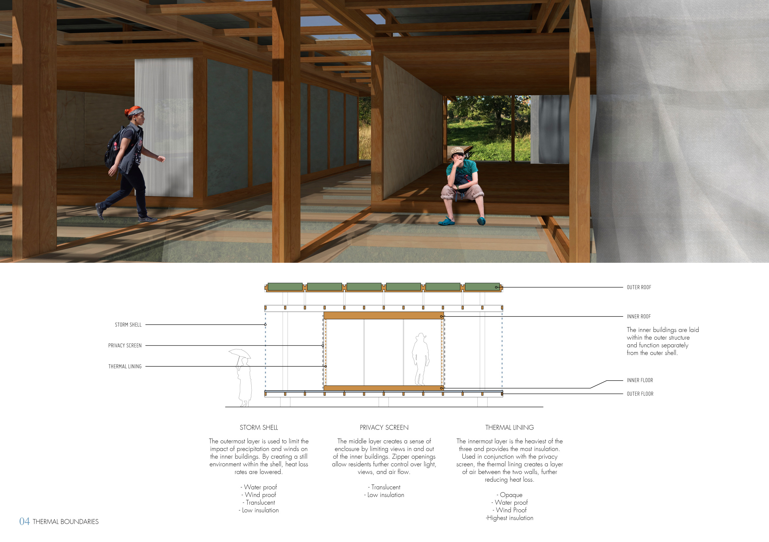 Architecture project // Cerulean Clay Walls and Wattle Construction in ...