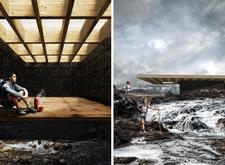 1st Prize Winnericelandtrekkingcabins architecture competition winners