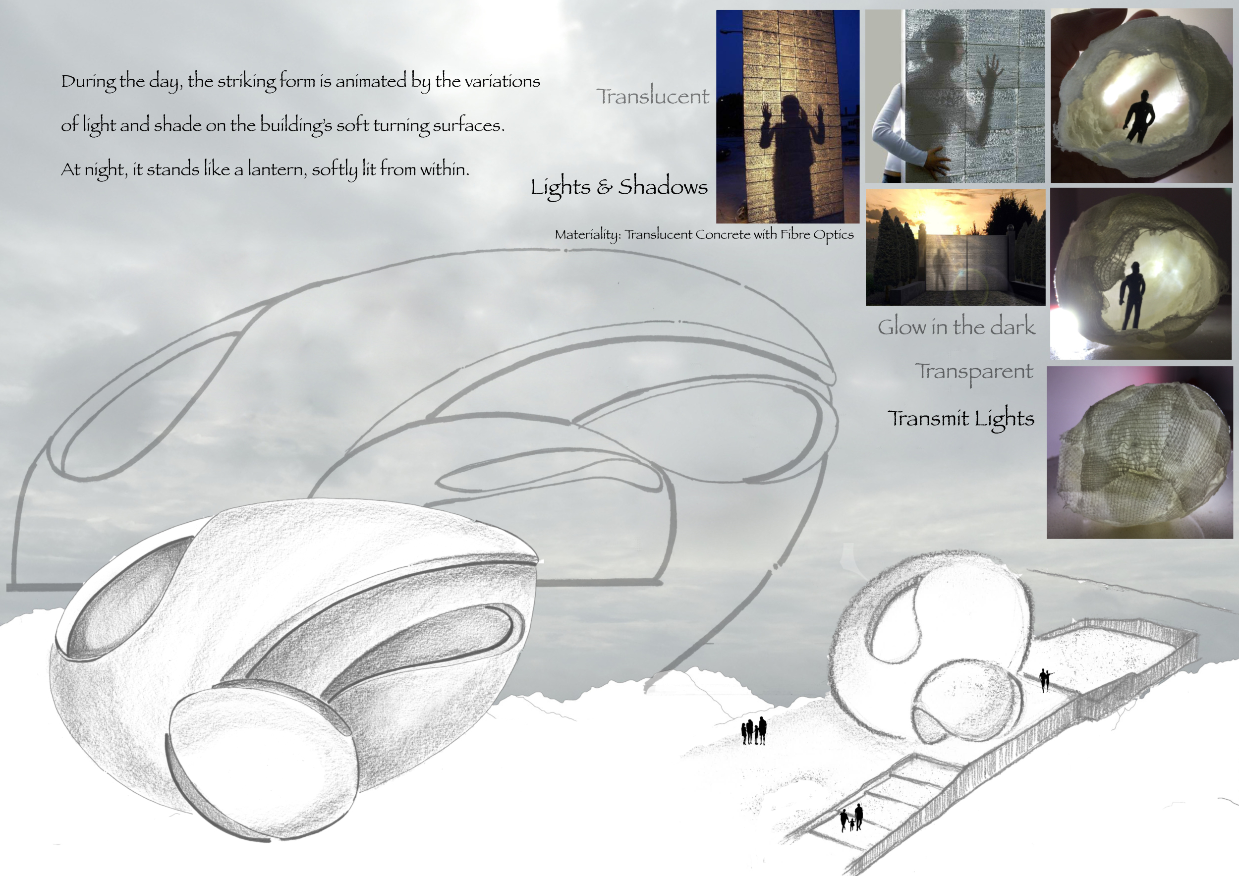 Architecture project // Translucent Concrete Serving Light and Nature ...