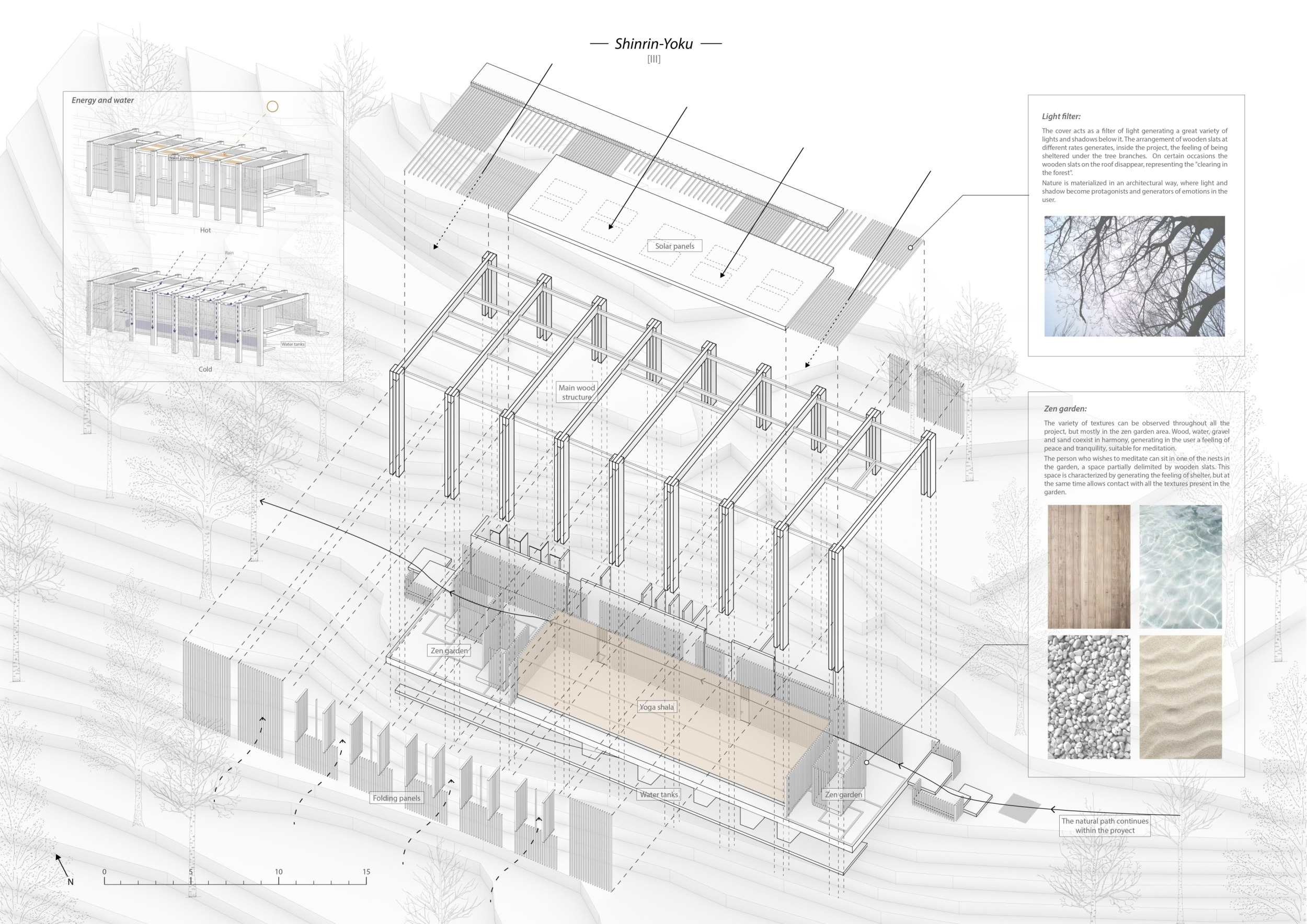 Architecture project // Natural Light Filtered Through Wood and Glass ...