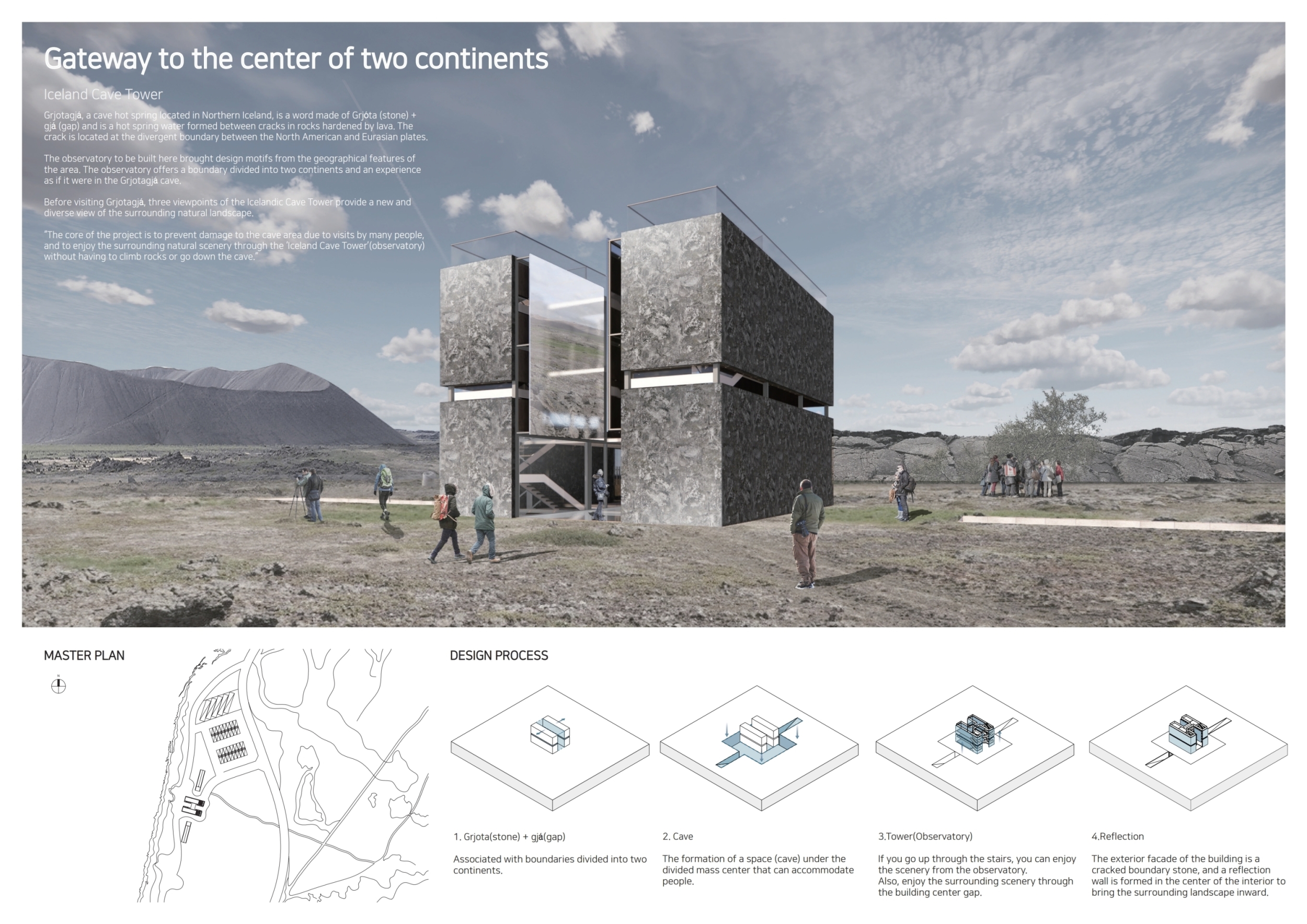 Atectonic Architecture project // Tectonic Boundary Structure with Reflective ...