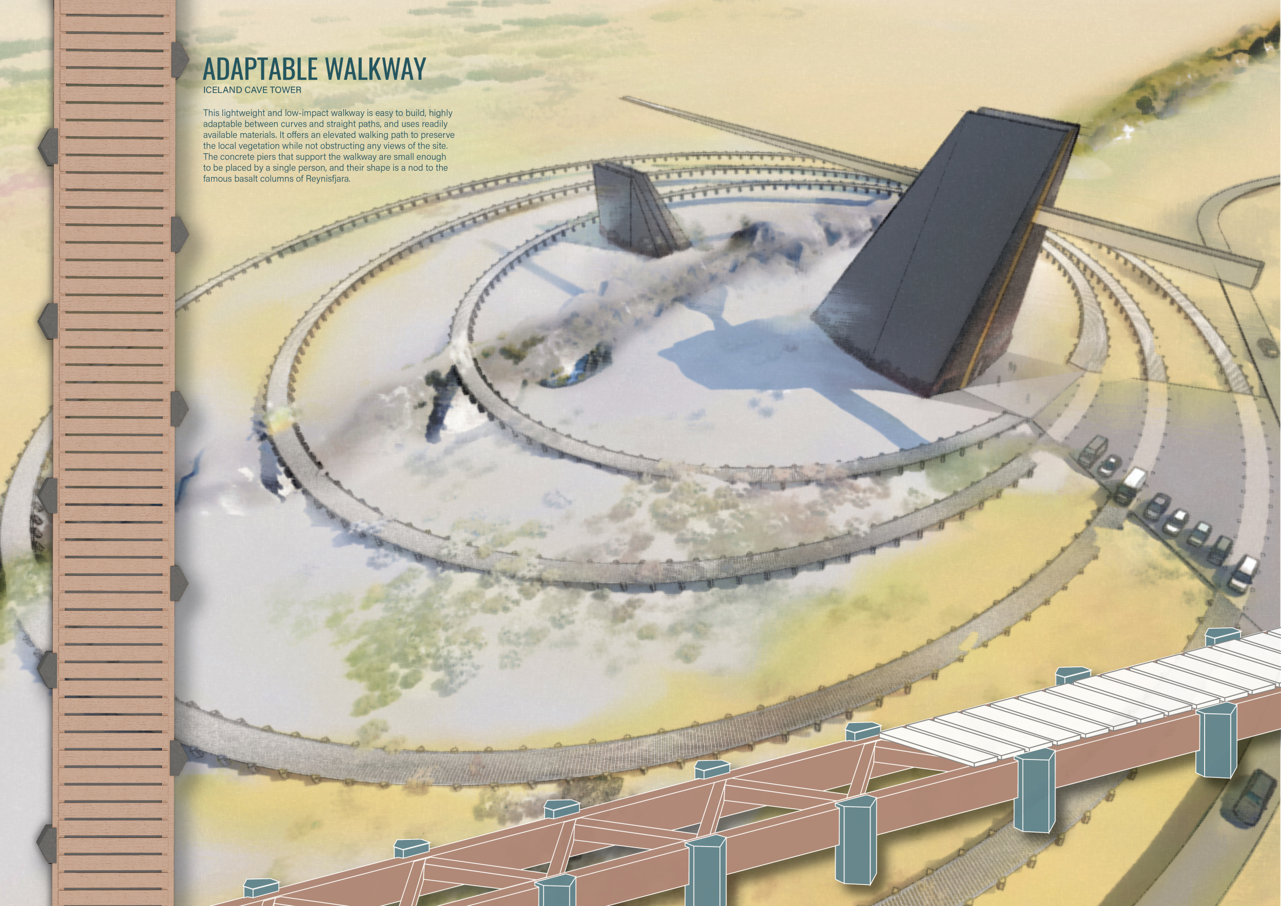 Architecture project // Geode-Like Opening with Wood Splinter ...