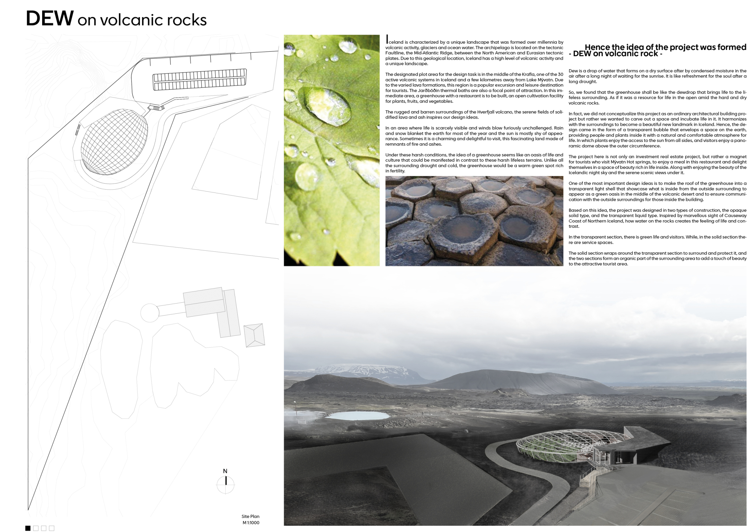 Architecture project // Volcanic Ash and Etfe Enclosure Creating a ...
