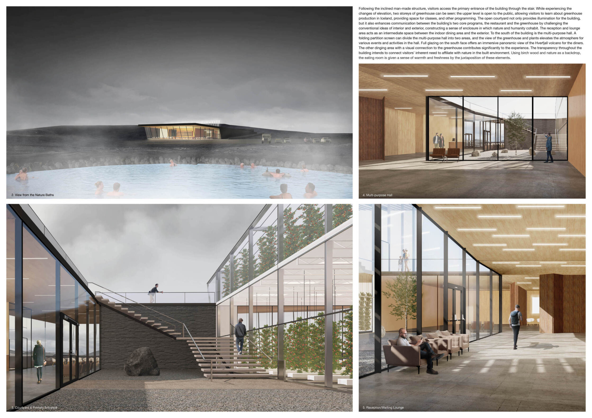 Matrix Cladding Basalt Architecture project // Basalt Cladding and Etfe Roof Overlooking ...